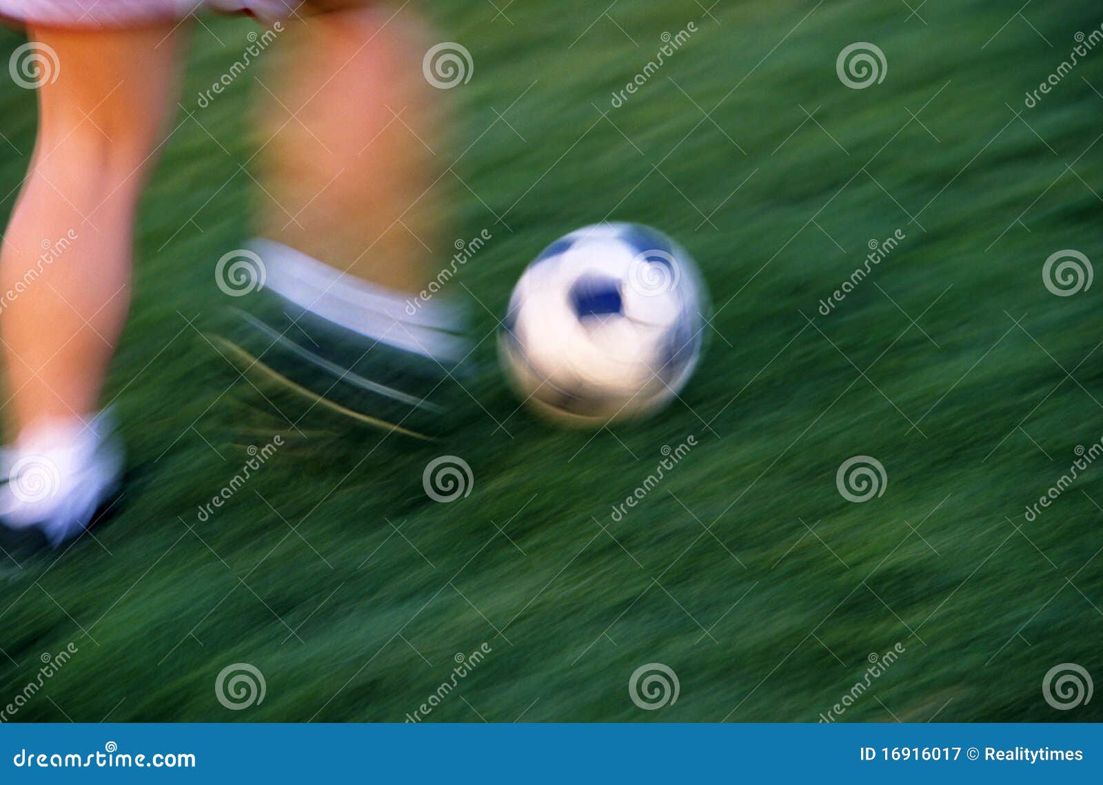Soccer Action in Time Lapse Motion Blur Stock Image Image of activity