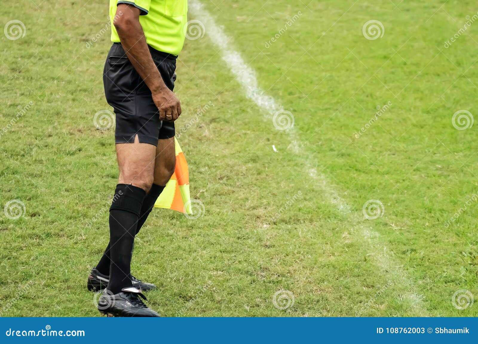 Soccer Assistant Referee RoyaltyFree Stock Photography CartoonDealer