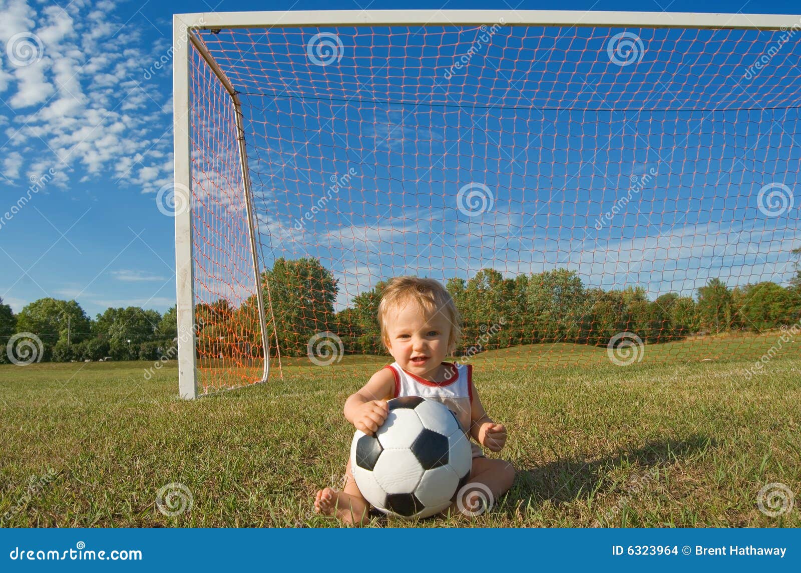 Soccer baby stock photo. Image of young, field, soccer 6323964
