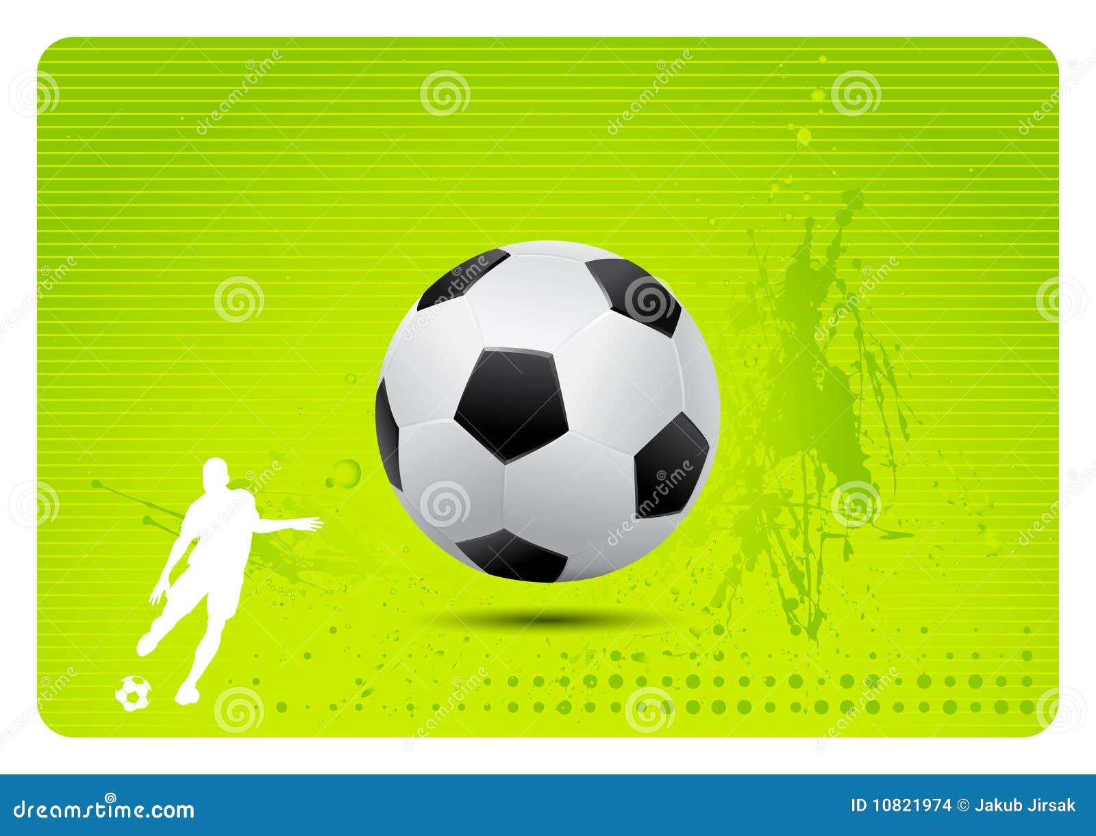 Soccer background (vector) stock vector. Illustration of isolated