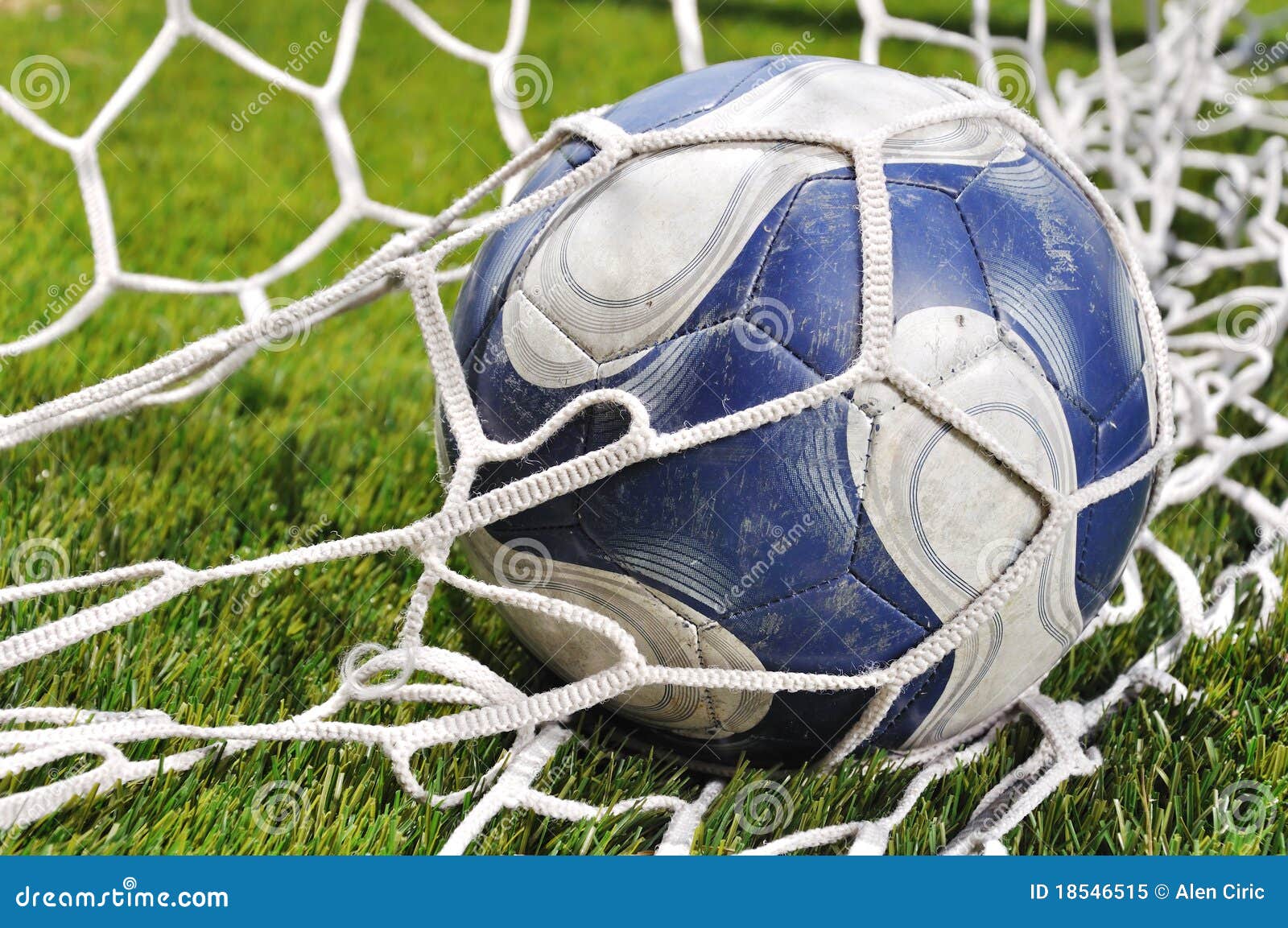 Soccer ball stock image. Image of goal, competition, leisure 18546515