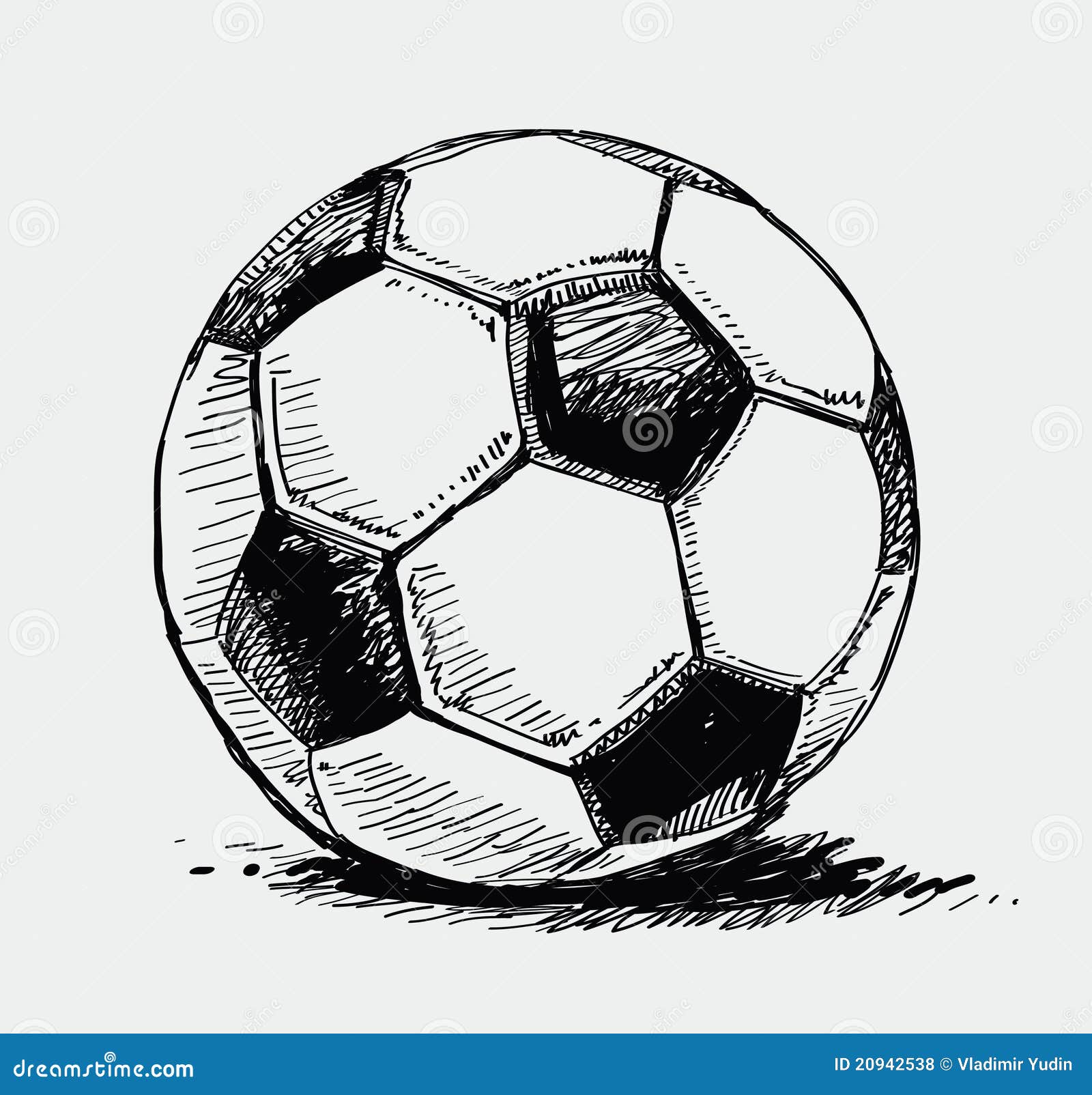 Soccer ball  stock illustration Illustration of circle 