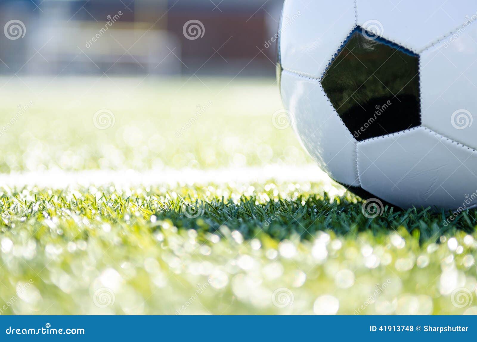 Soccer ball close up stock photo. Image of close, icon 41913748