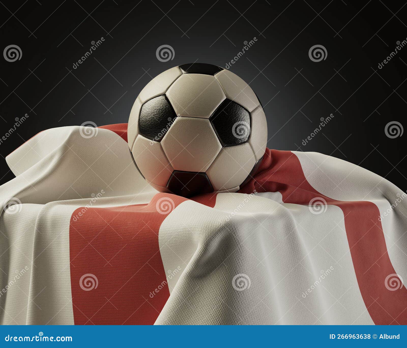 Soccer Ball And England Flag RoyaltyFree Stock Image CartoonDealer