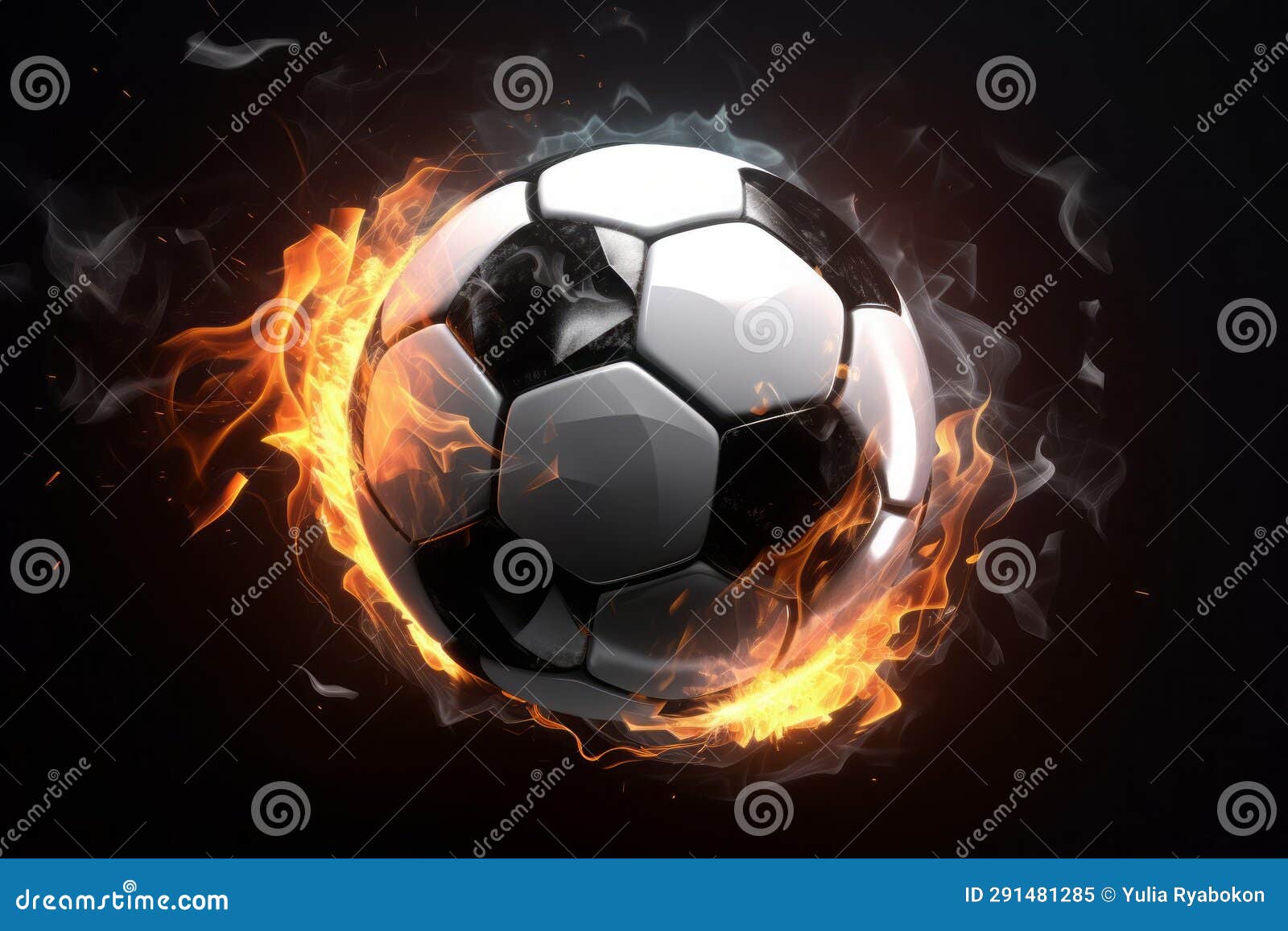 Soccer Ball Explosion. Generate Ai Stock Image Image of glass, light