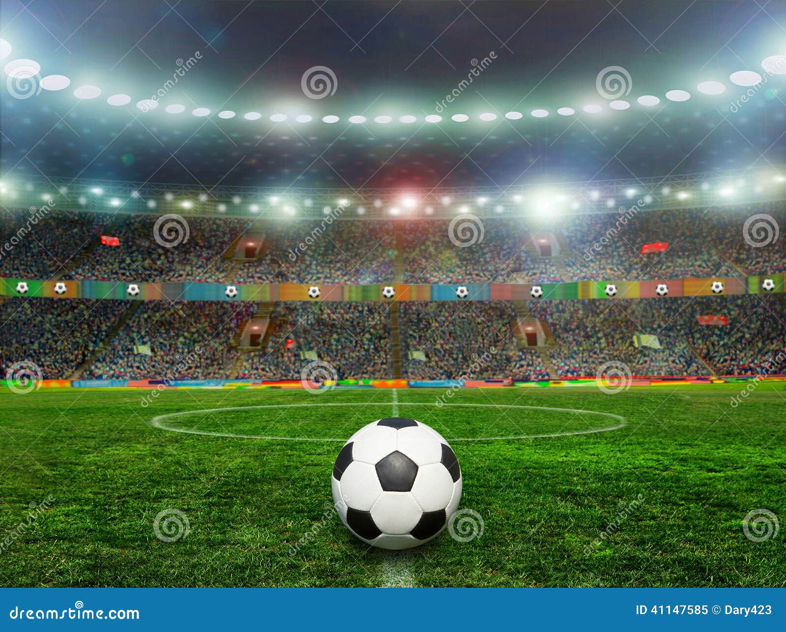 Soccer ball stock image. Image of gate, leisure, ground - 41147585