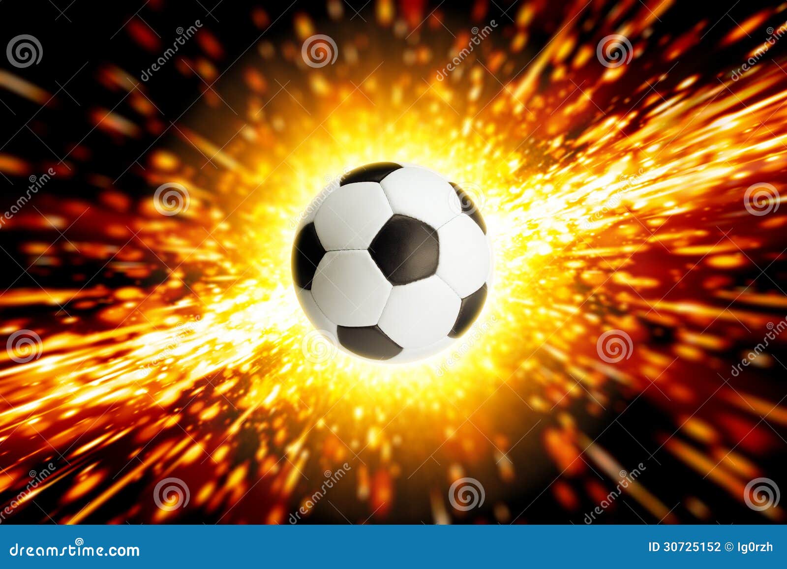 Fire Soccerball Stock Photos - 654 Images