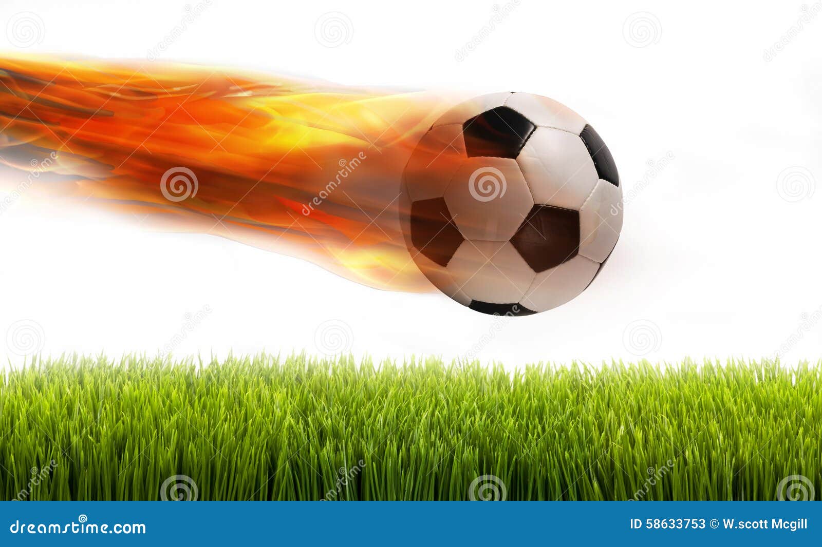 Fire Soccerball Stock Photos - 654 Images