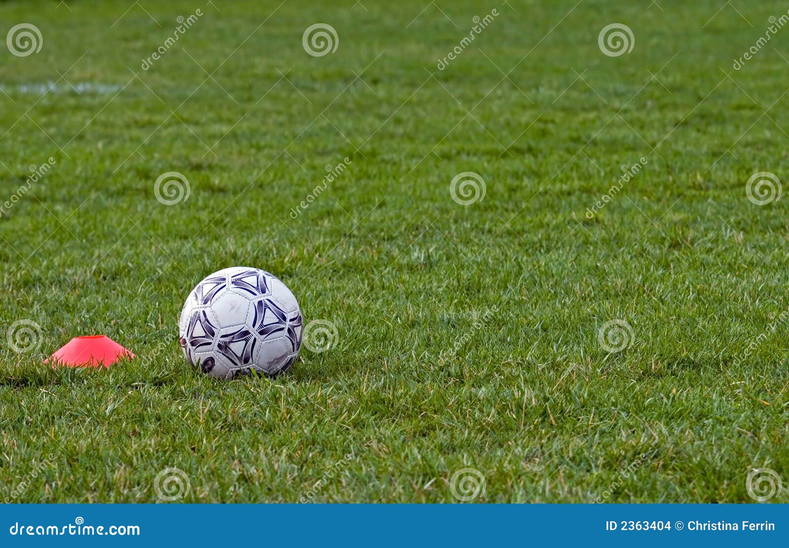 Soccer Ball and Holder stock photo. Image of holder, space 2363404