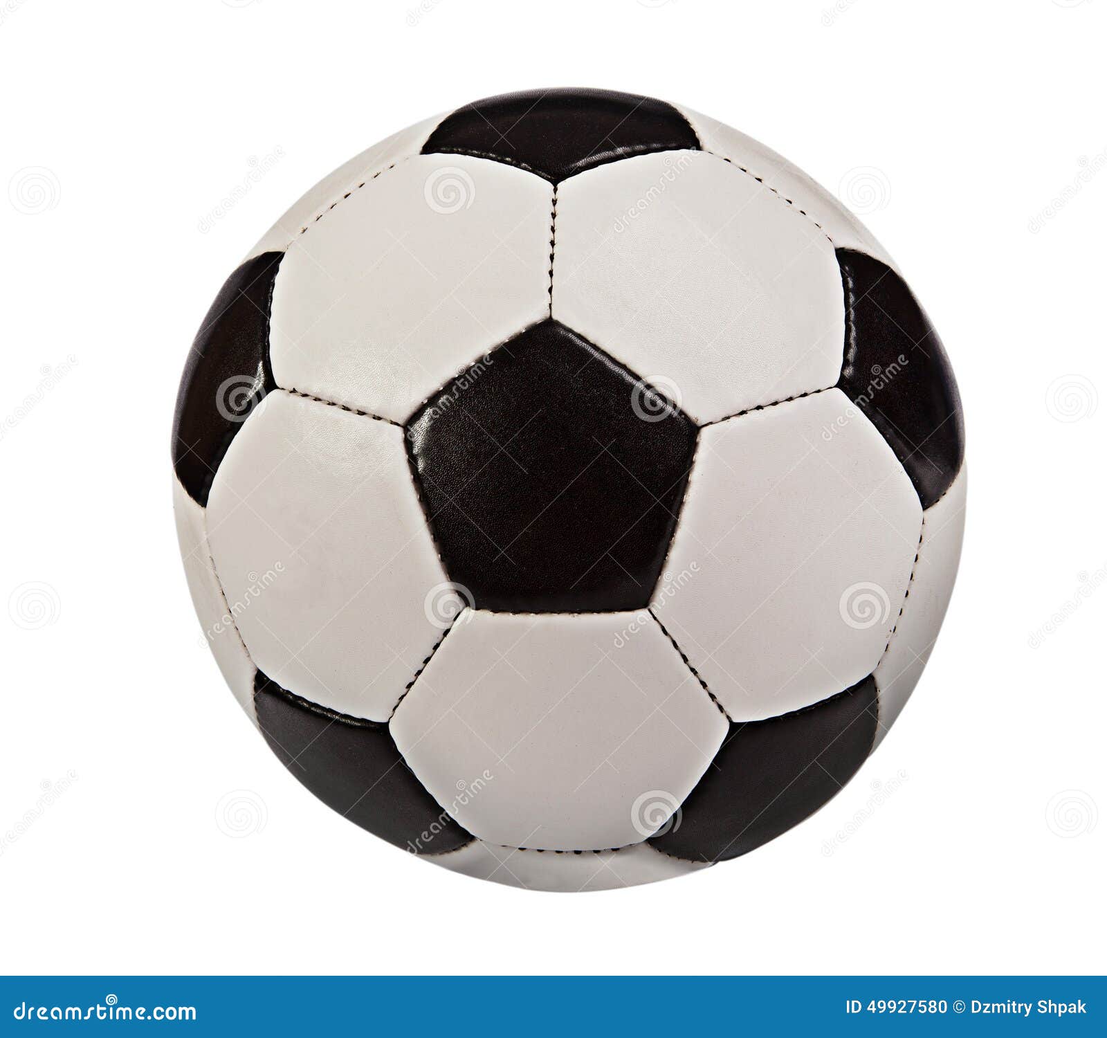 Soccer Ball Isolated On White Background Stock Photo Image 49927580