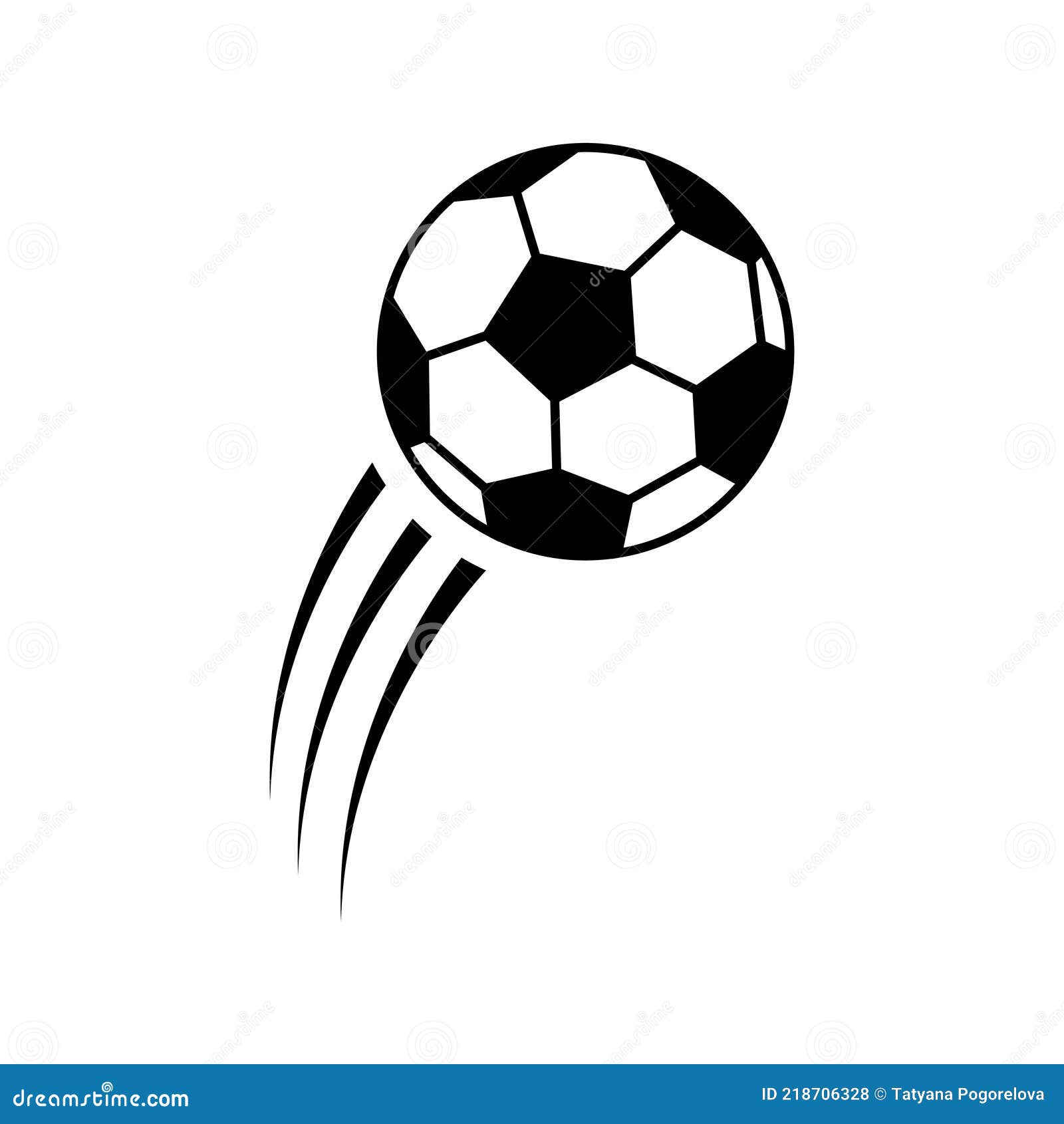 Soccer Ball, Simple Style, Icon. Vector Illustration Isolated on White ...