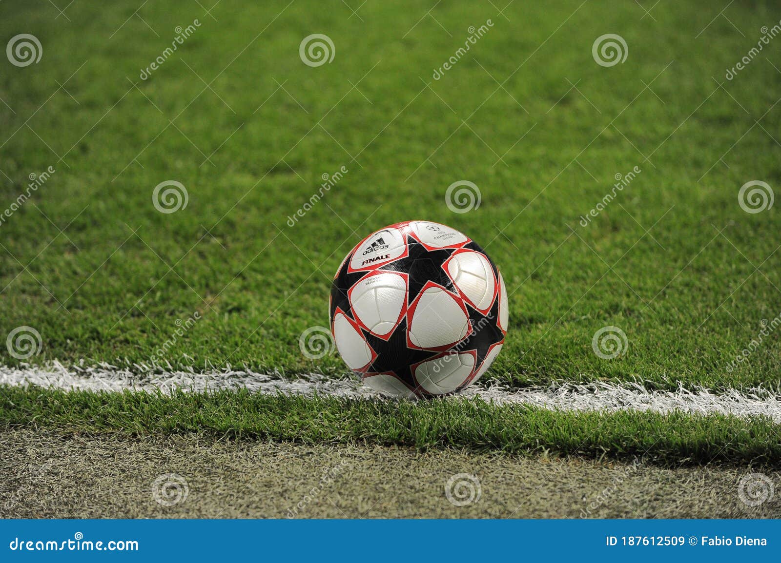Soccer Ball UEFA Champions League Editorial Stock Image - Image of action,  match: 187612509
