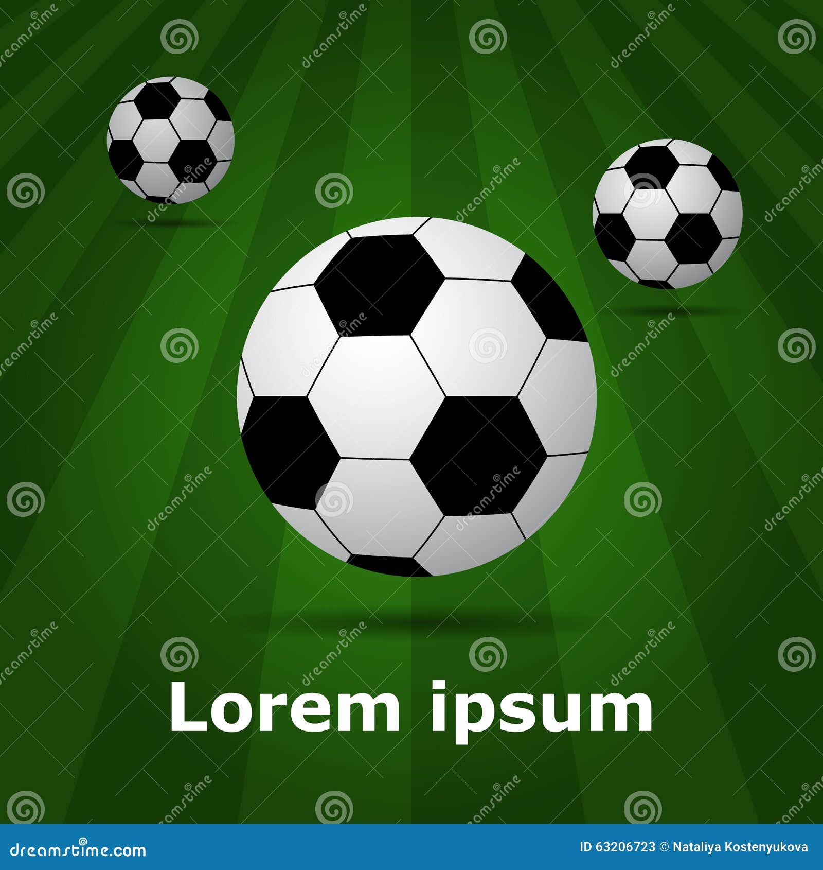 Soccer balls icon stock vector. Illustration of activity 63206723