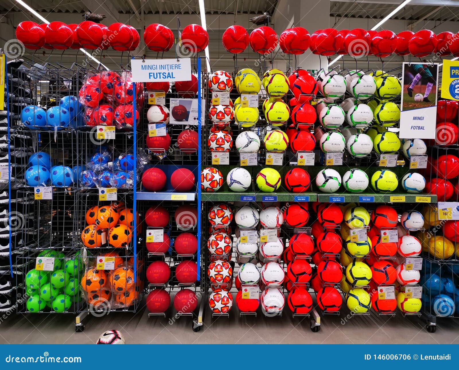 Soccer Balls of Various Colors at Decathlon Editorial Photo - Image of  business, ball: 146006706