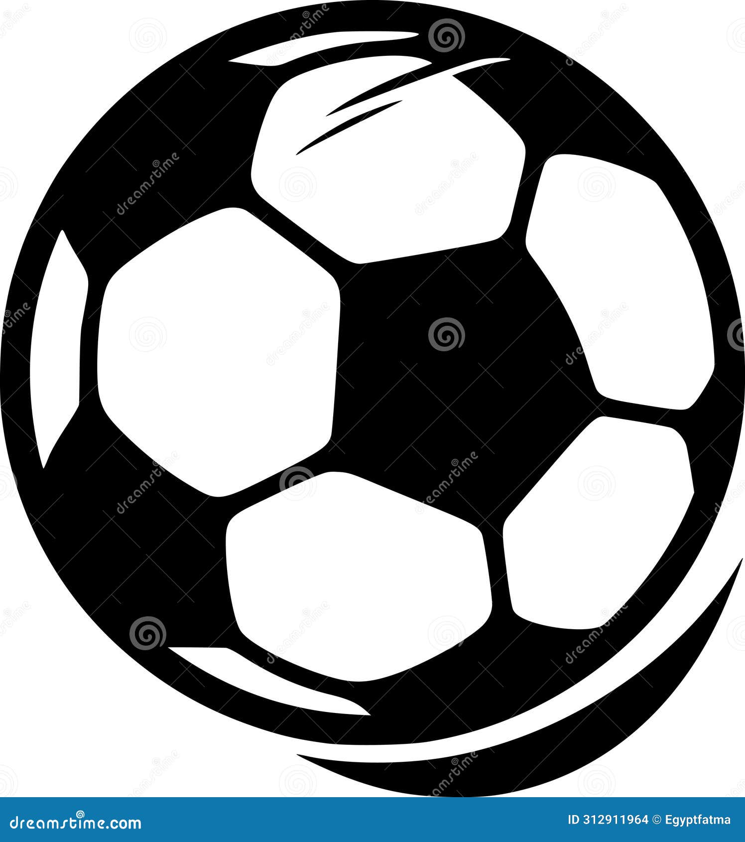 soccer - black and white  icon -  