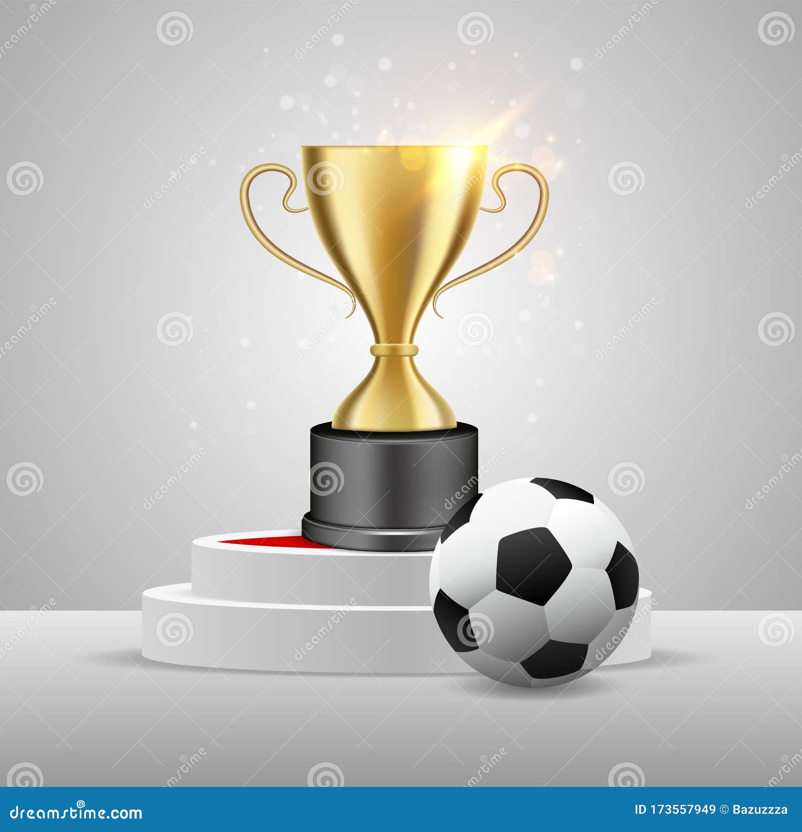 Poster for soccer football championship cup Vector Image