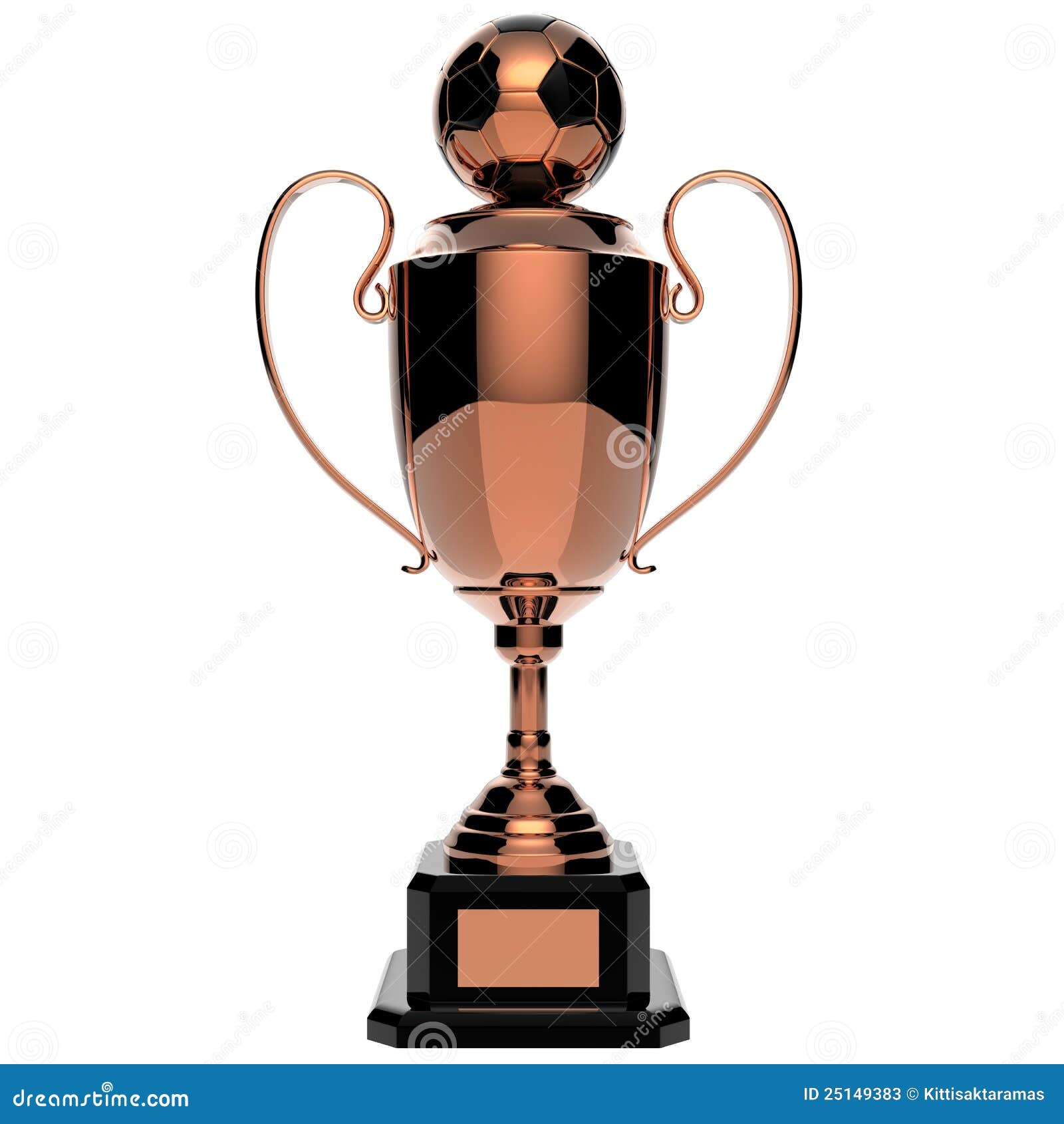 Copper Award Trophy. Stock Photo 25149432
