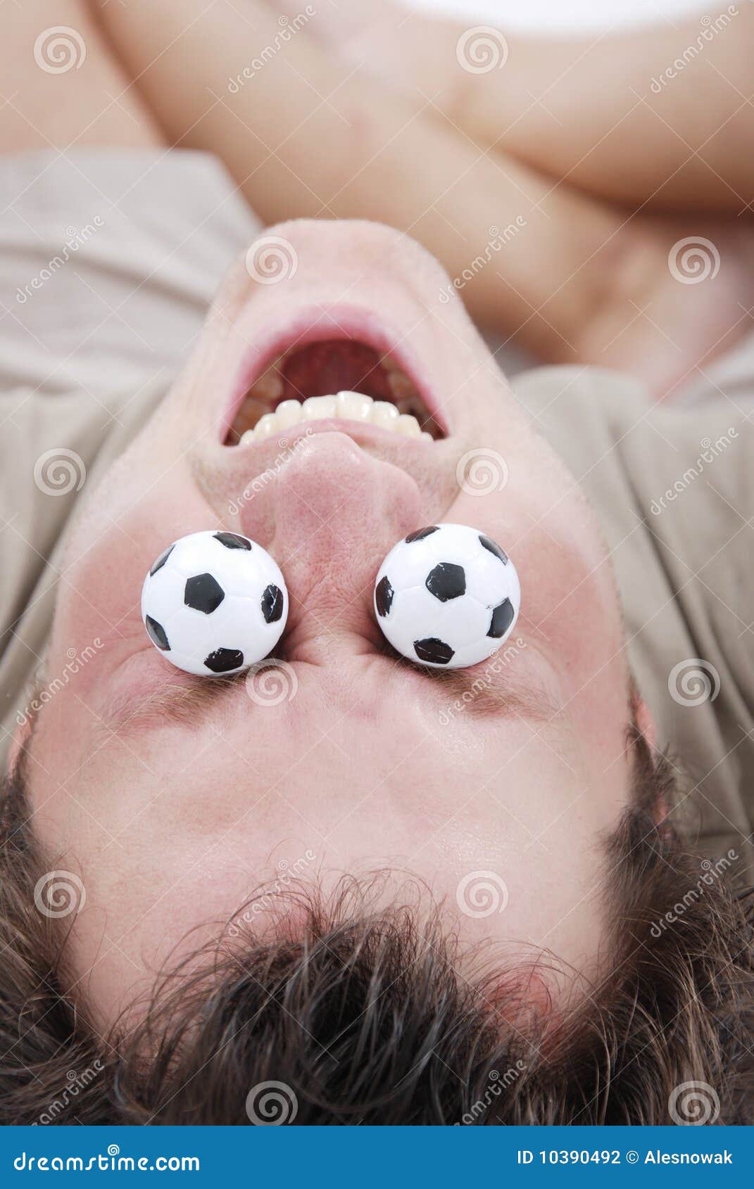 Soccer fan balls stock photo. Image of happy, cheer, soccer 10390492