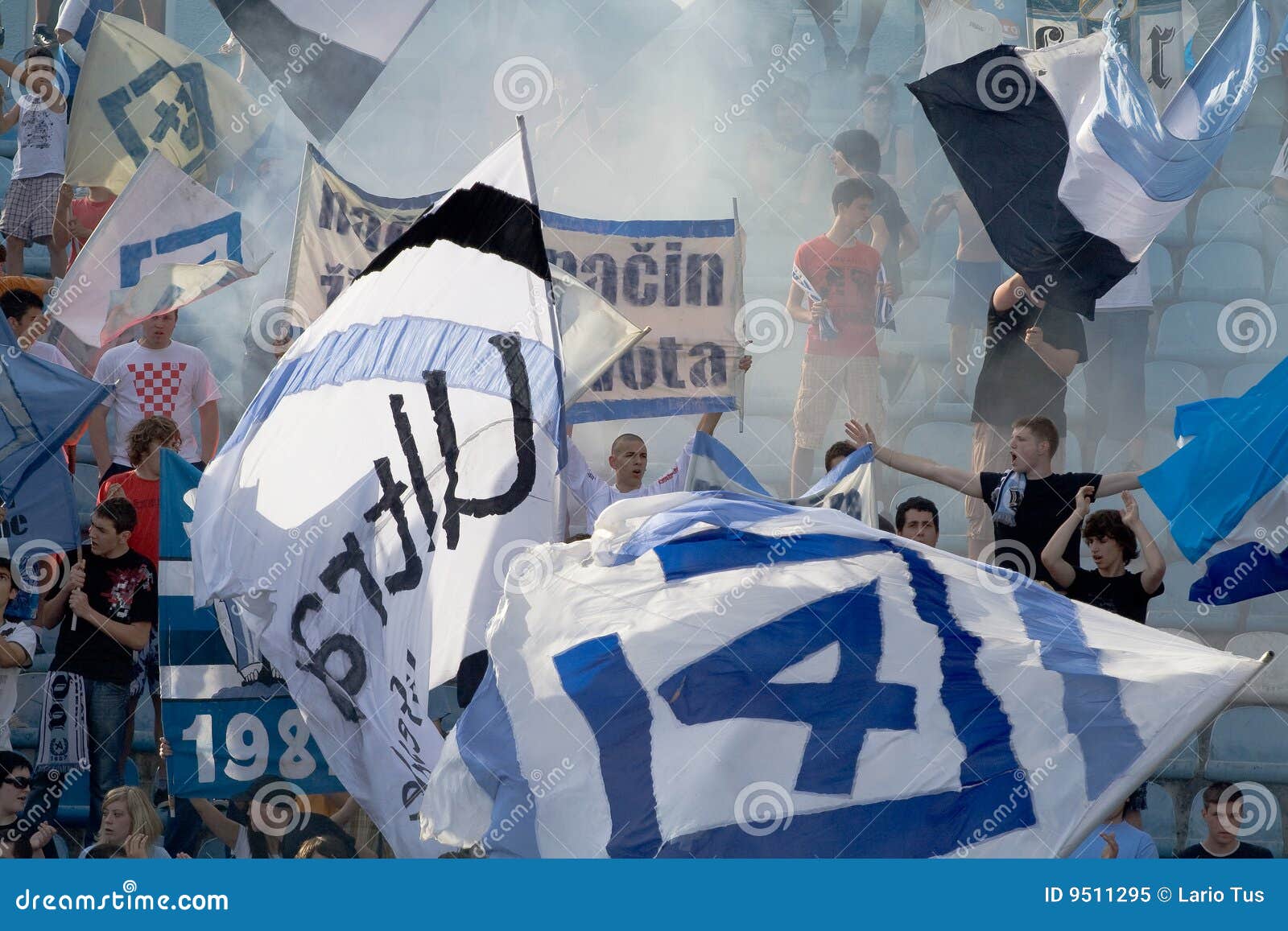 Soccer fans celebration editorial image. Image of audience 9511295