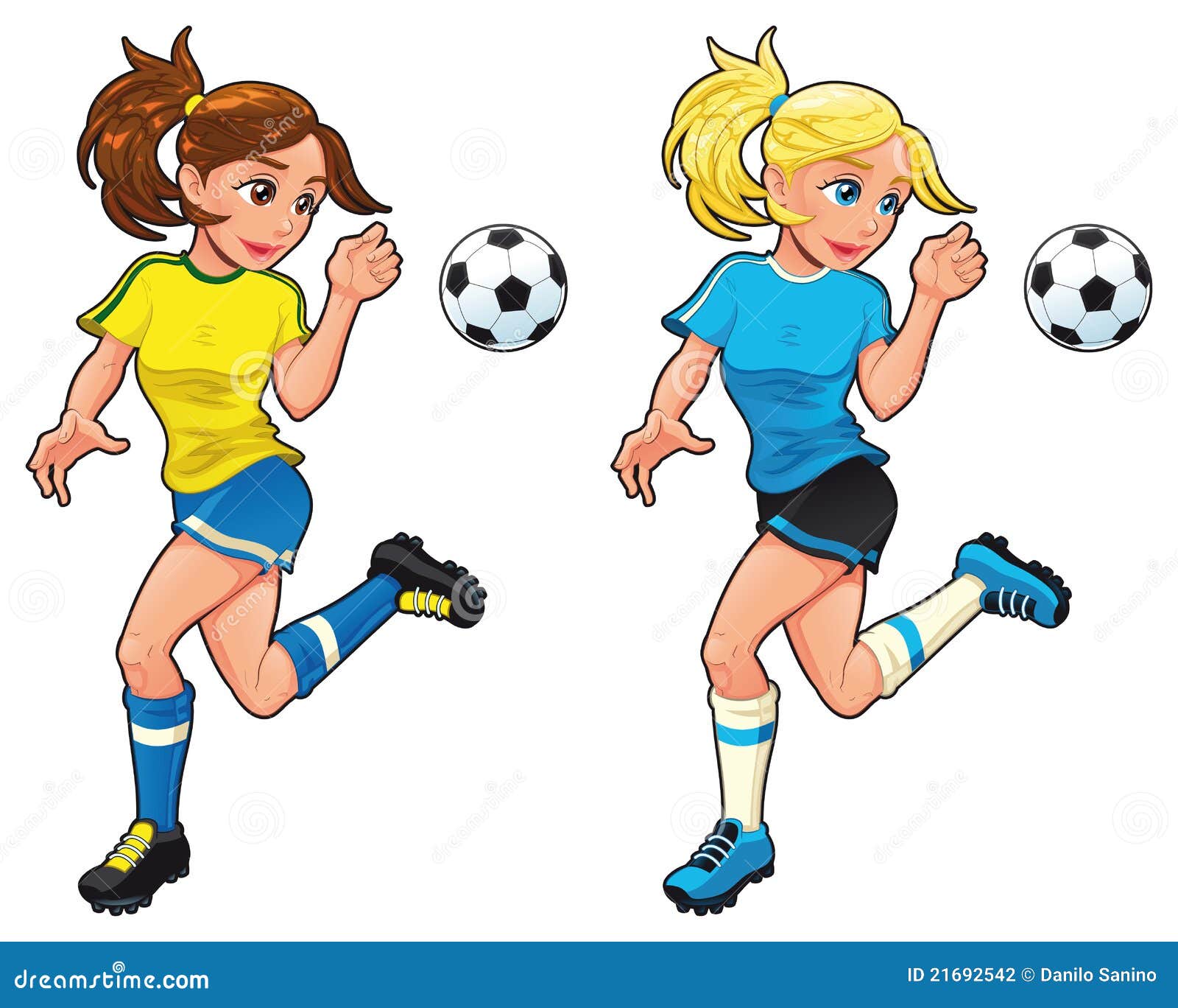 clipart girl playing soccer - photo #12