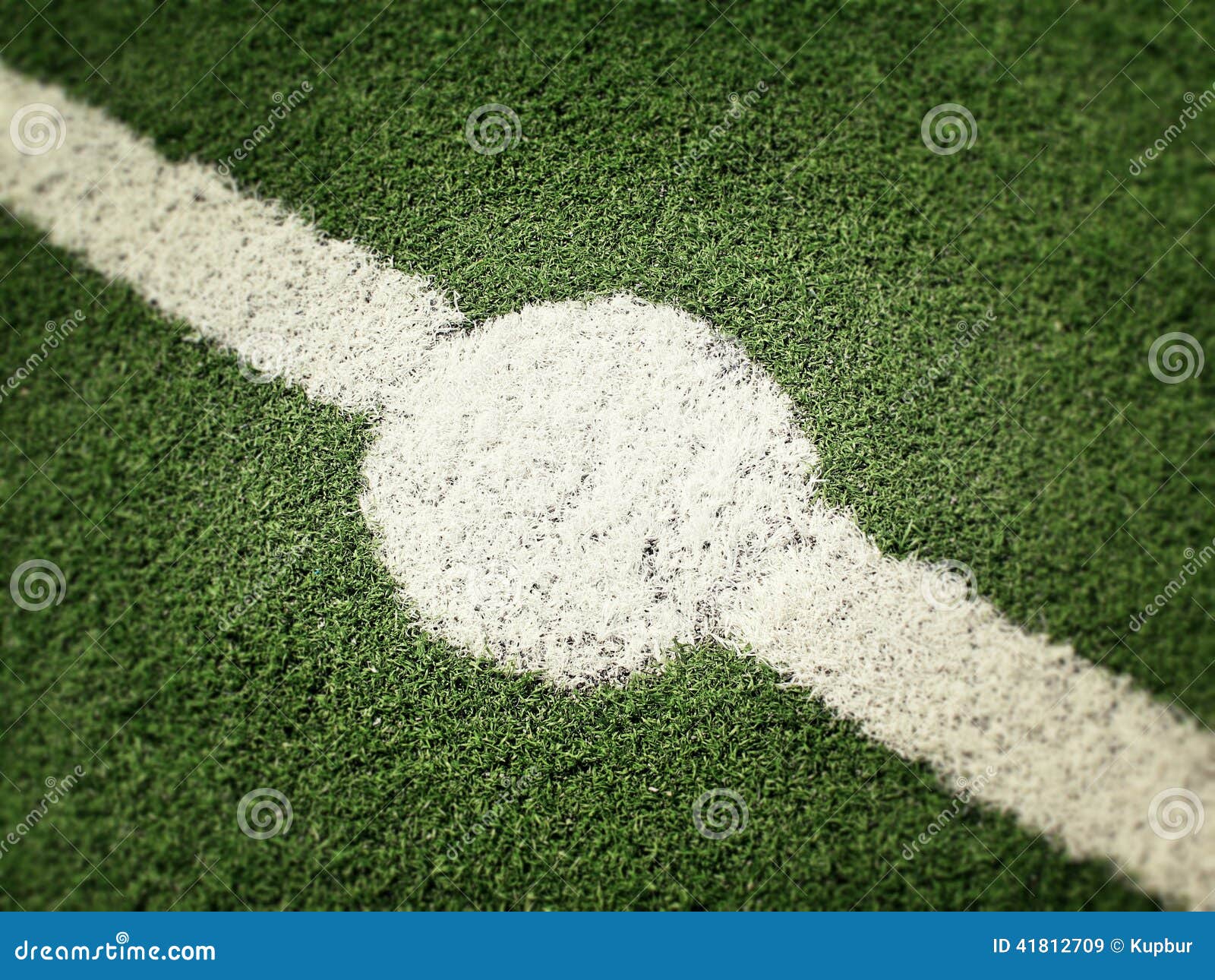 Soccer Field Center Line stock image. Image of close 41812709