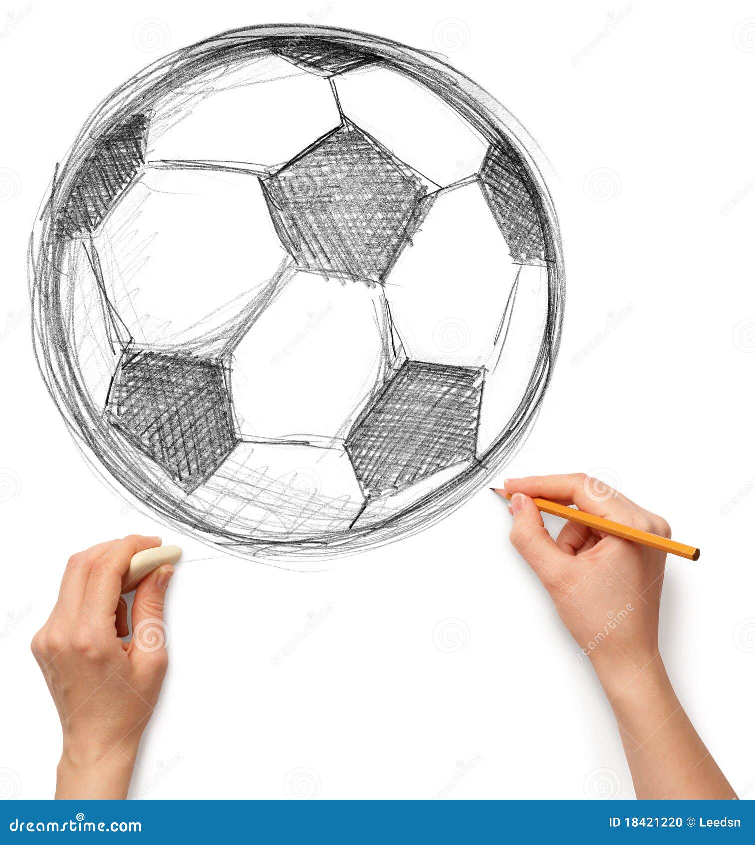 How to draw a Football step by step (very easy) || Art video - YouTube