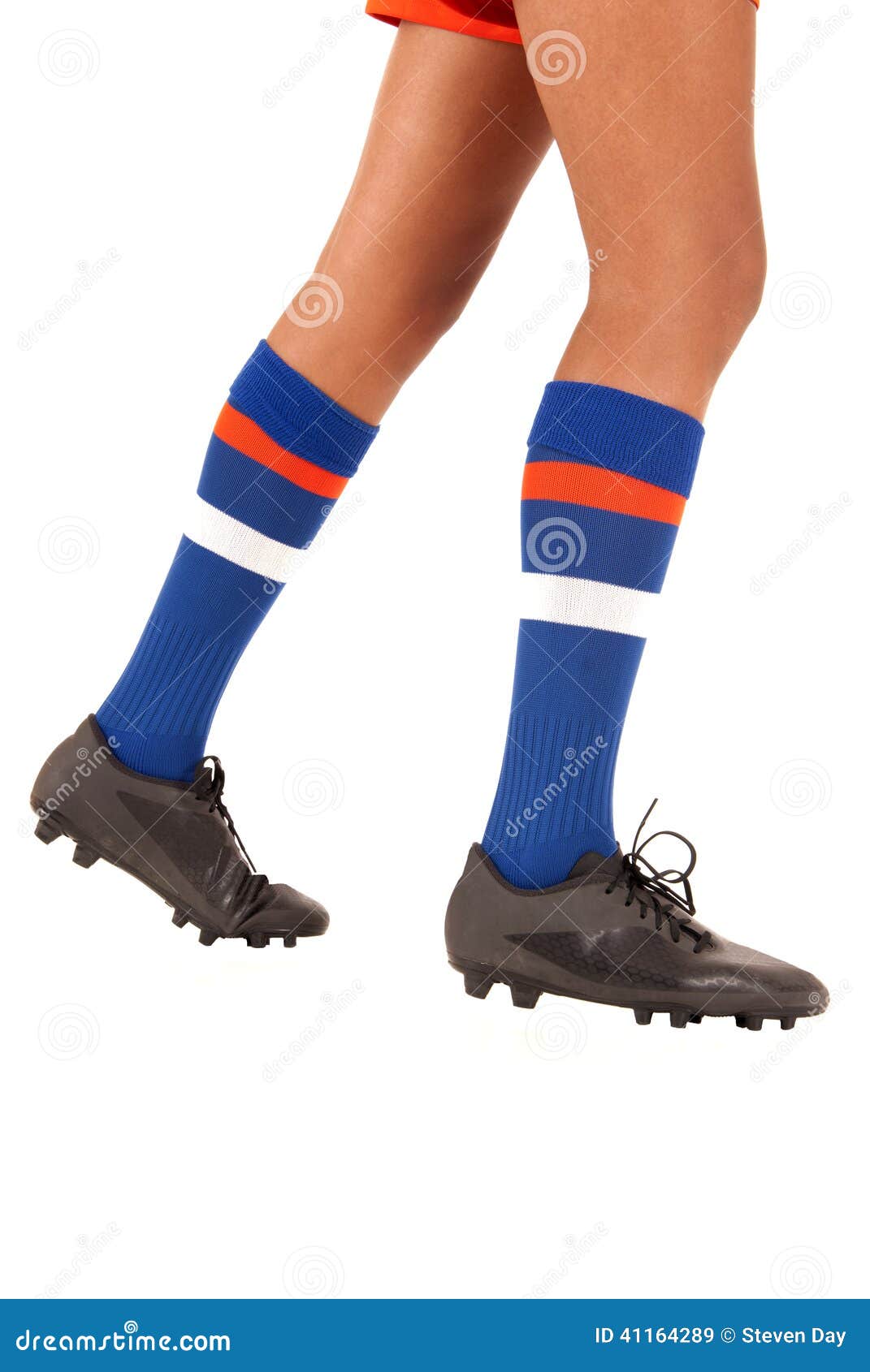 football socks over cleats