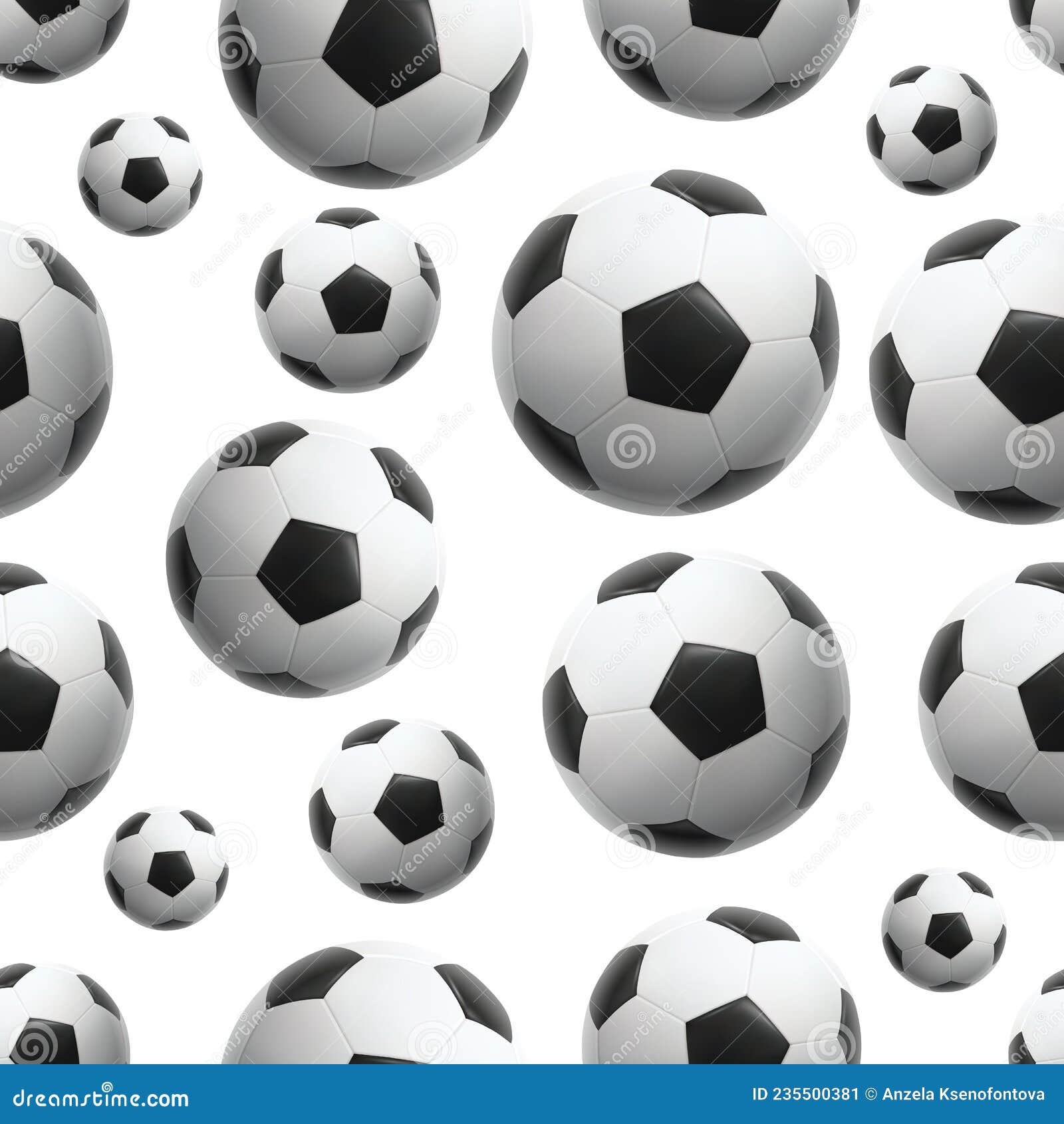 Soccer or Football Seamless Pattern Background for Banner, Poster ...