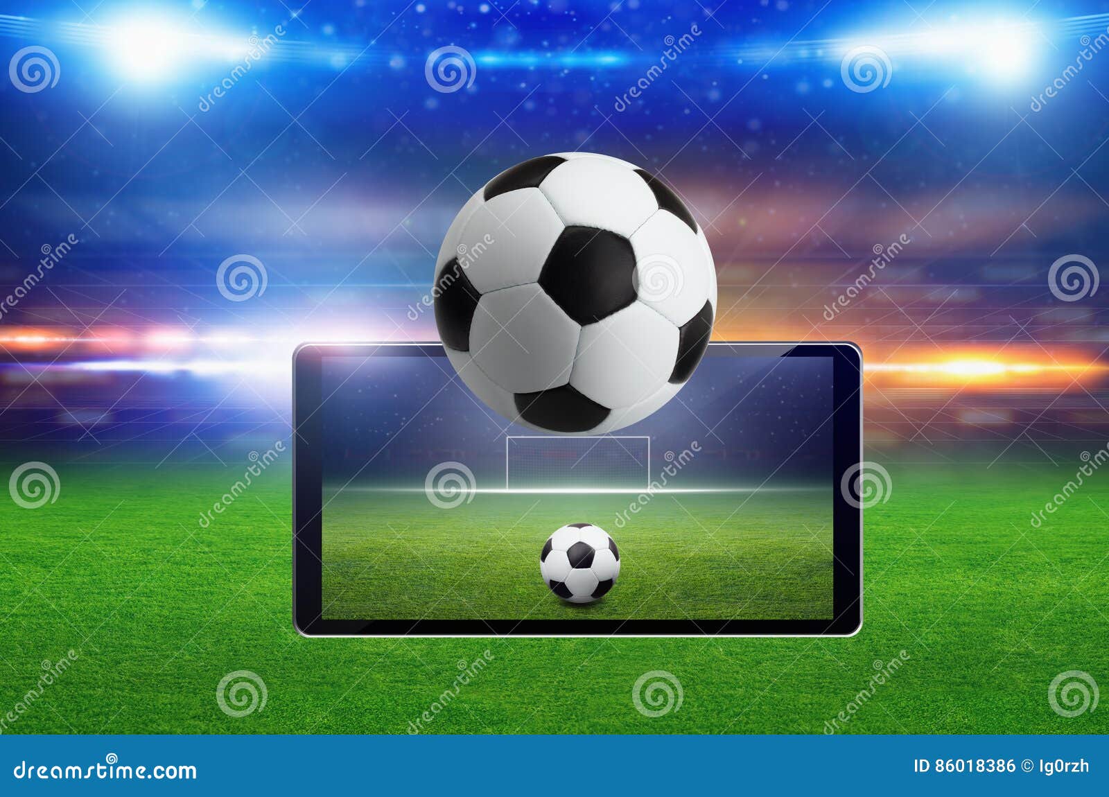 128 Live Soccer Streaming Concept Stock Photos