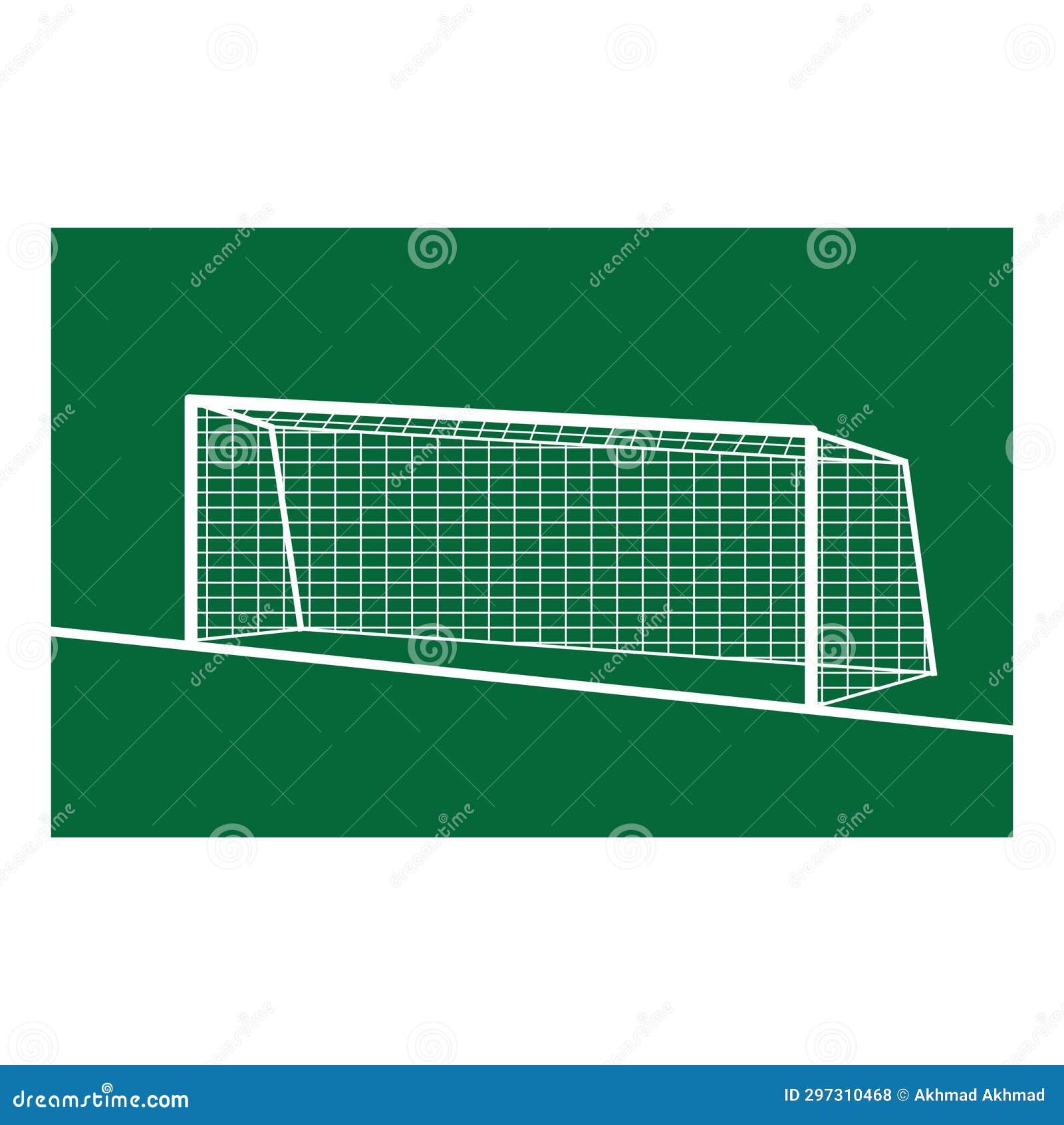 Soccer goal post icon stock illustration. Illustration of ball 297310468