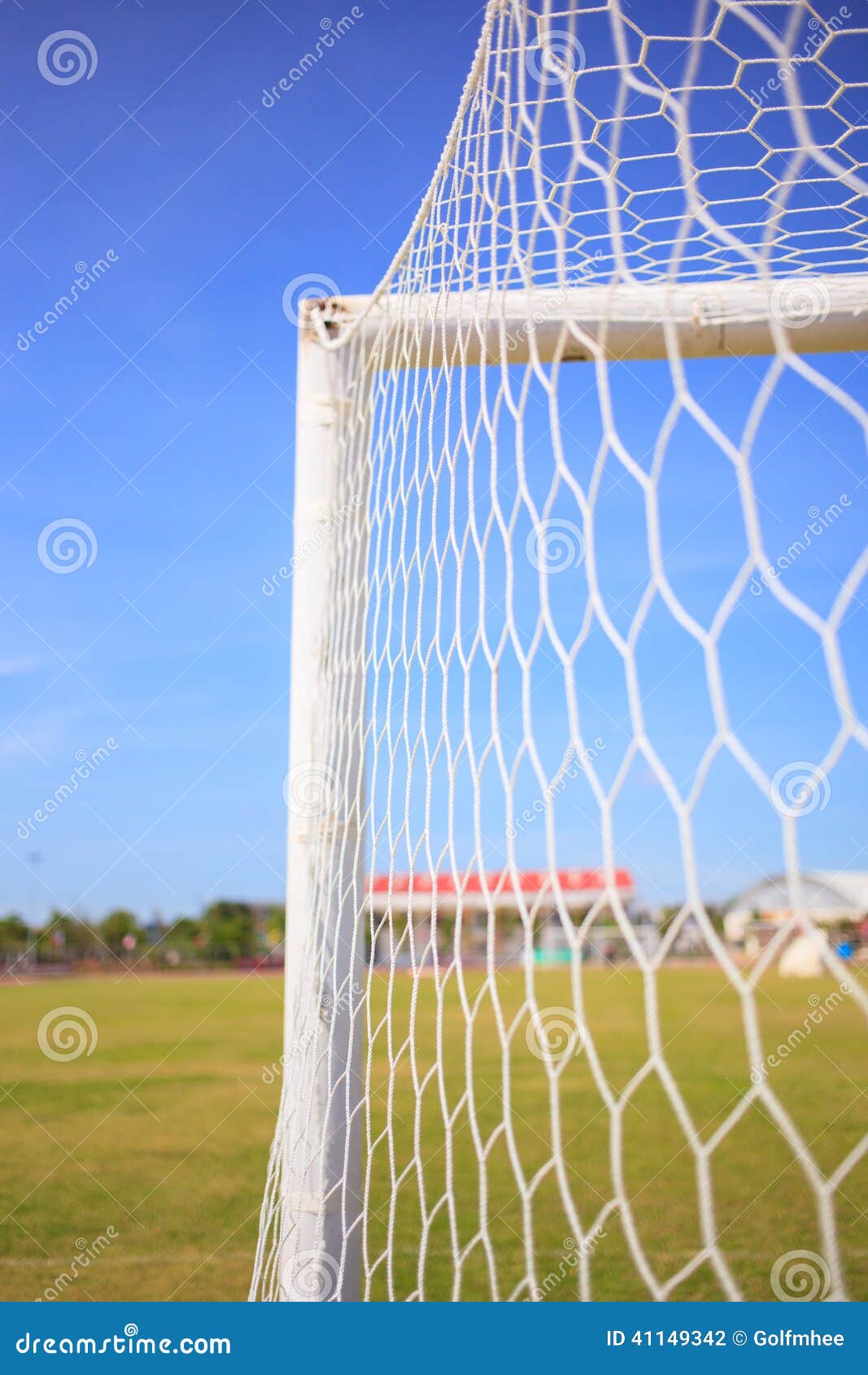 Soccer Goal stock photo. Image of football, line, match 41149342
