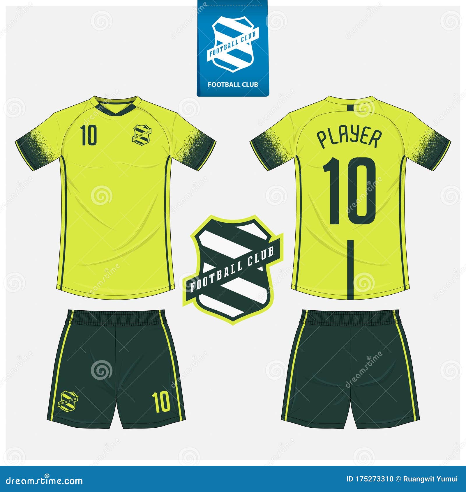 Download Soccer Jersey Or Football Kit Mockup Template Design For ...