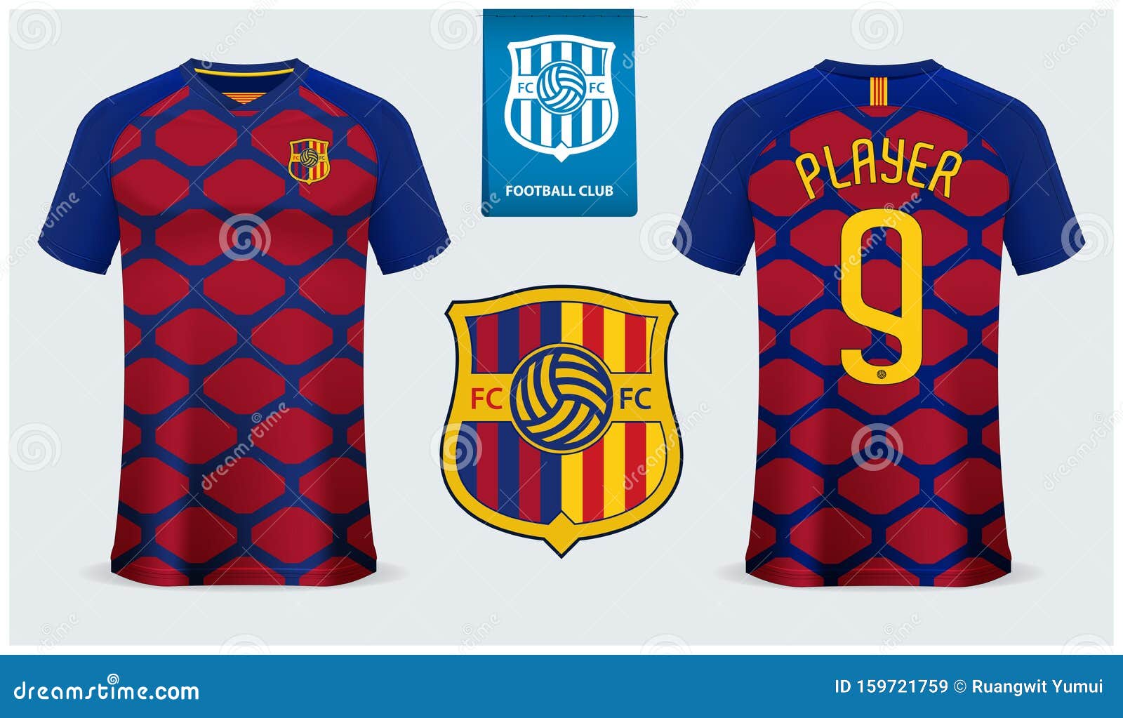 Download Soccer Jersey Or Football Kit Mockup Template Design For ...