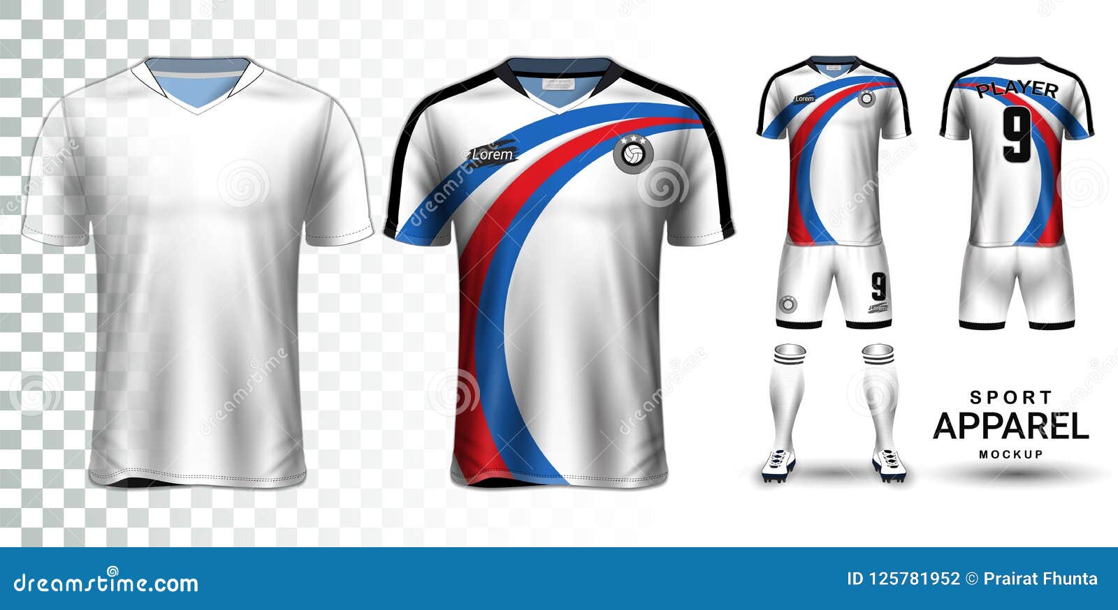 Download Soccer Jersey And Football Kit Presentation Mockup ...