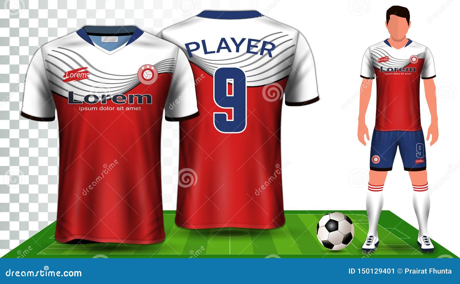 Download Soccer Jersey And Football Kit Presentation Mockup ...