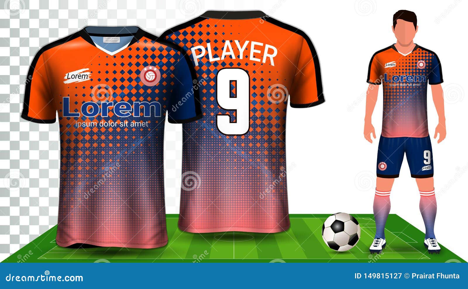 Download Soccer Jersey And Football Kit Presentation Mockup ...