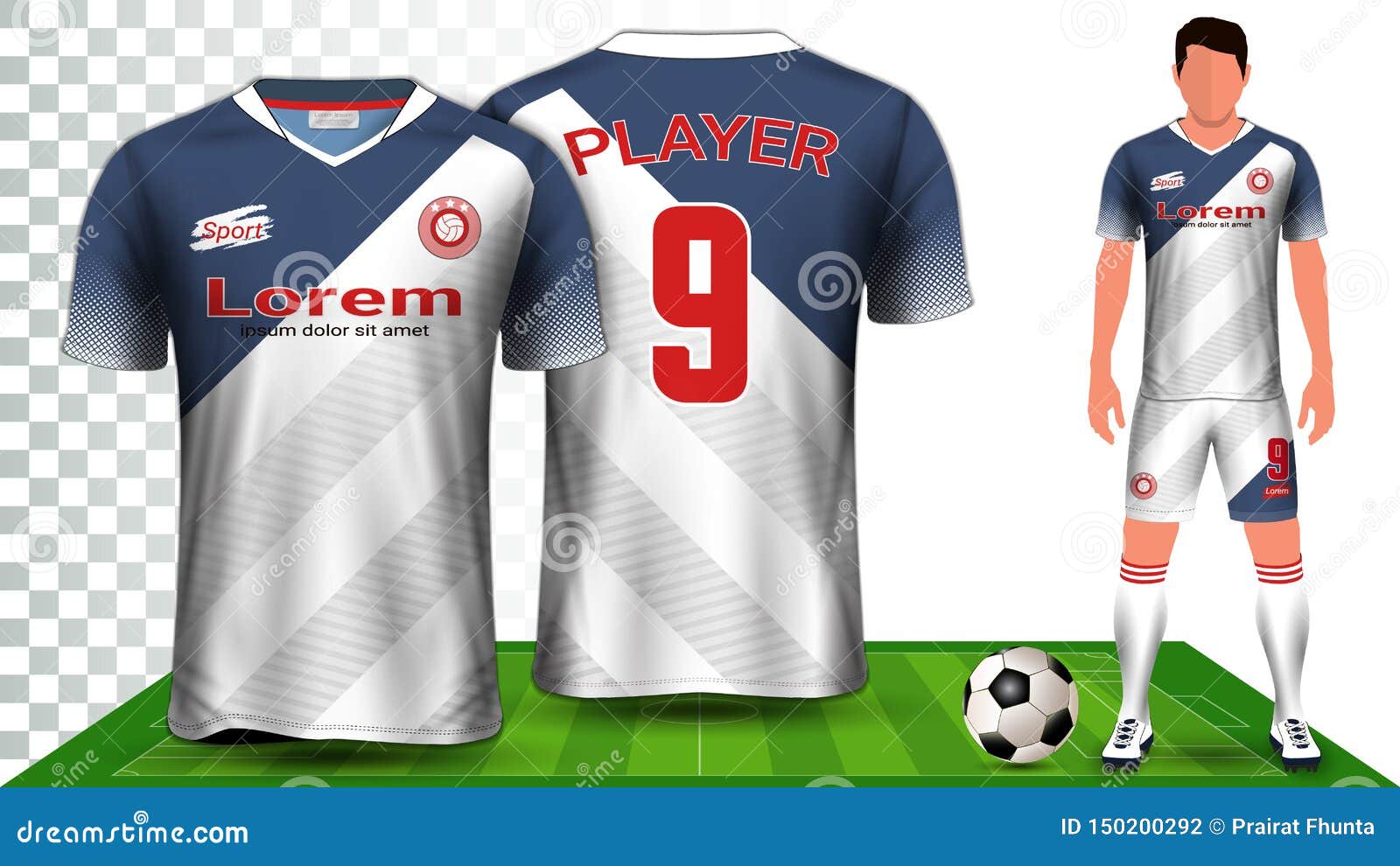 Download Soccer Jersey And Football Kit Presentation Mockup ...