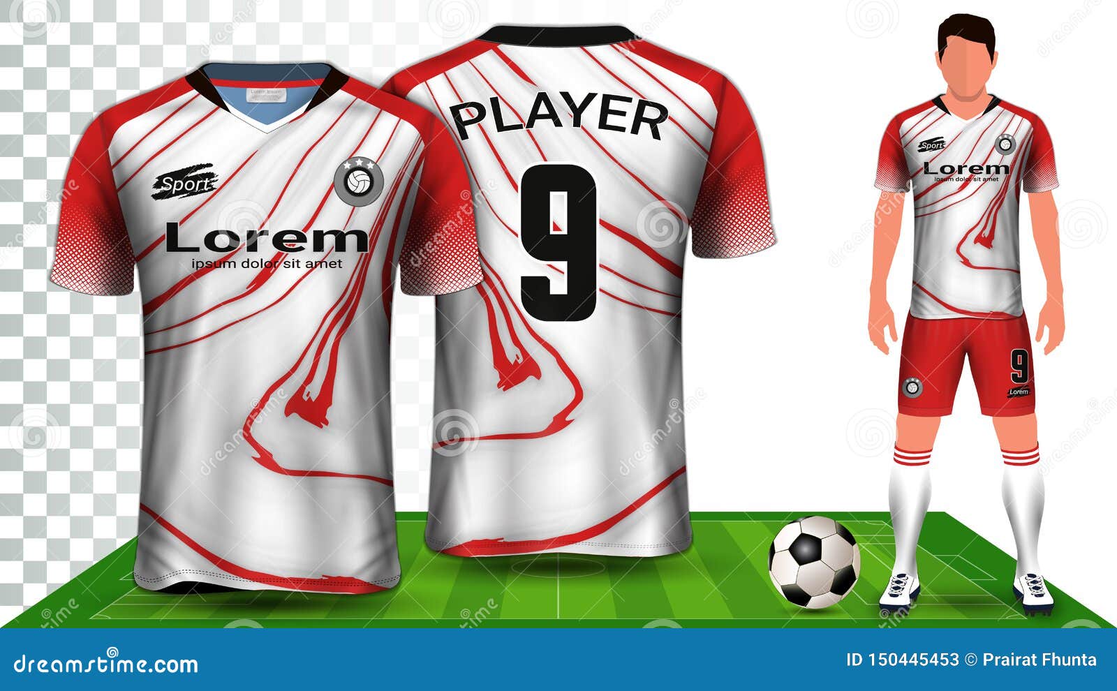 Download Soccer Jersey And Football Kit Presentation Mockup ...