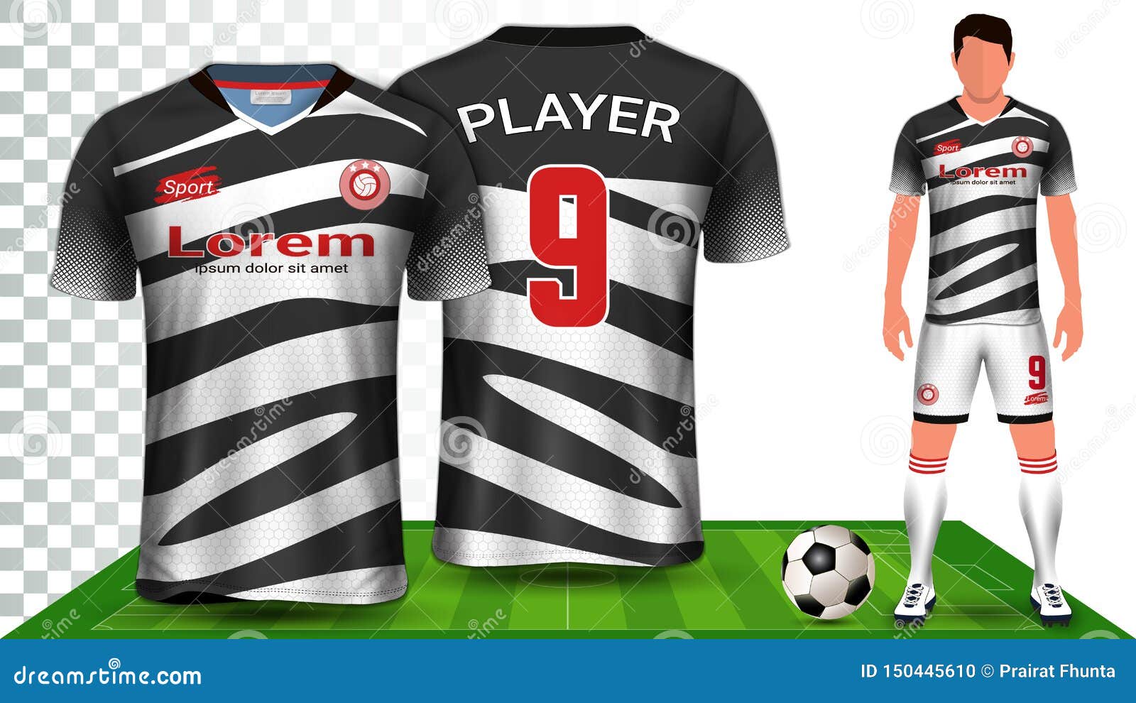 Download Soccer Jersey And Football Kit Presentation Mockup ...