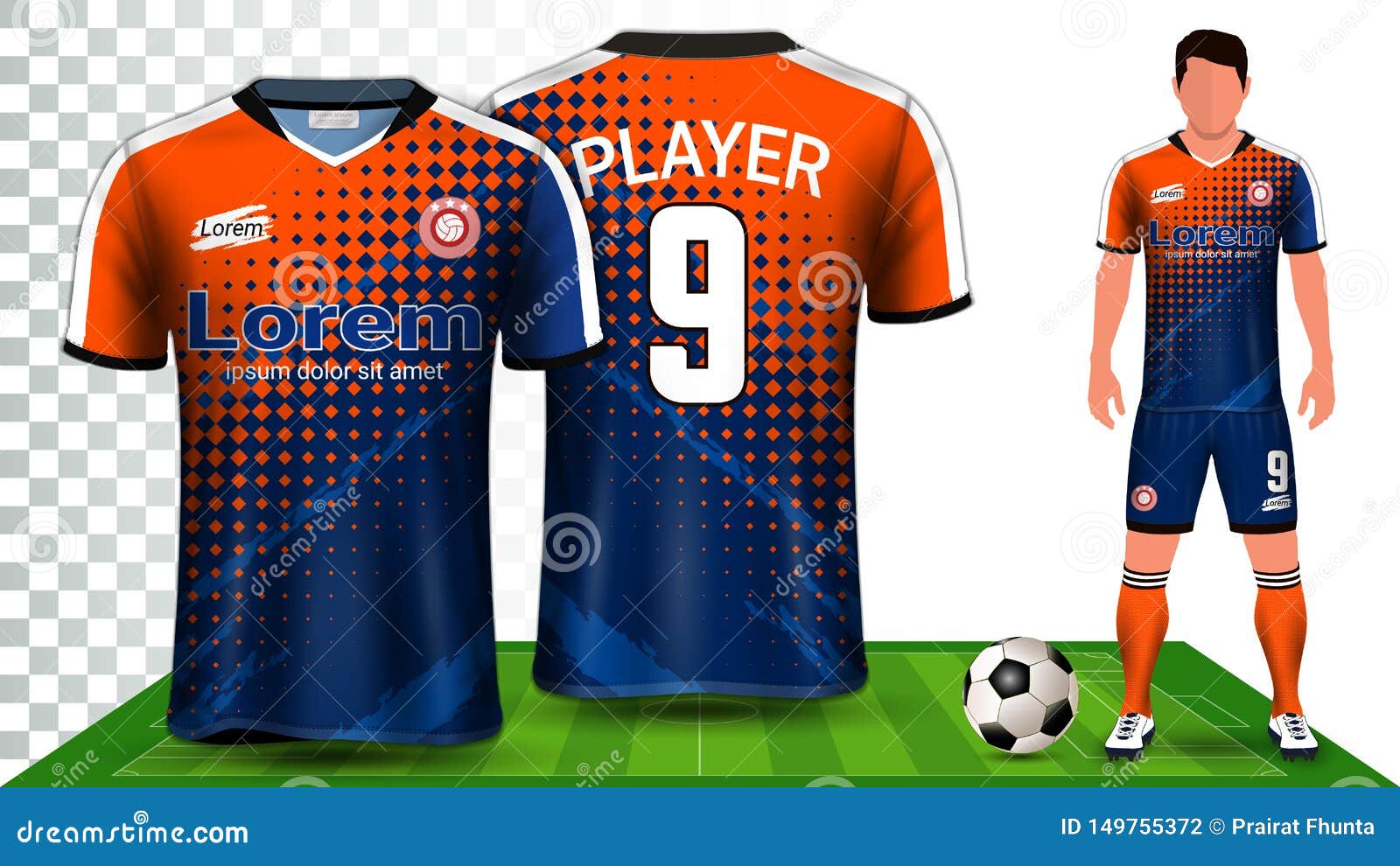 Download Soccer Jersey And Football Kit Presentation Mockup ...