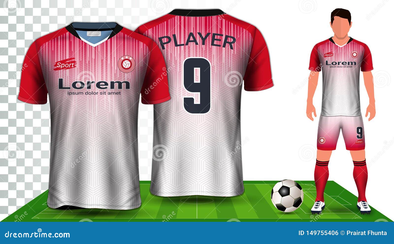 Download Soccer Jersey And Football Kit Presentation Mockup ...