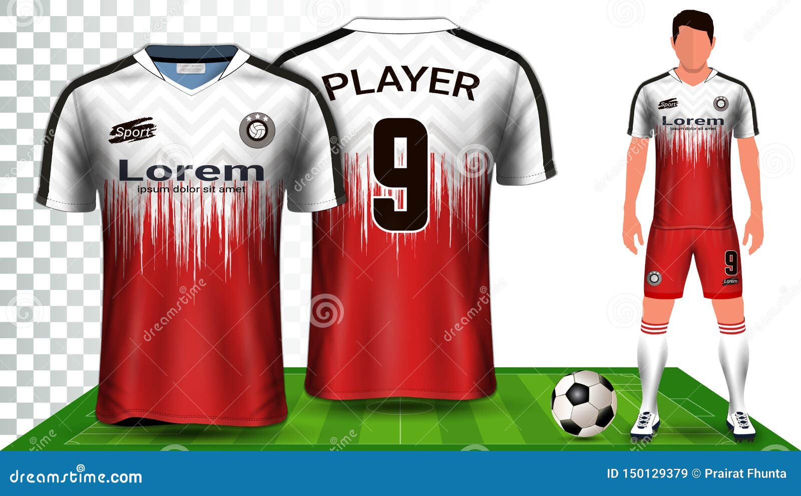 Download Soccer Jersey And Football Kit Presentation Mockup ...