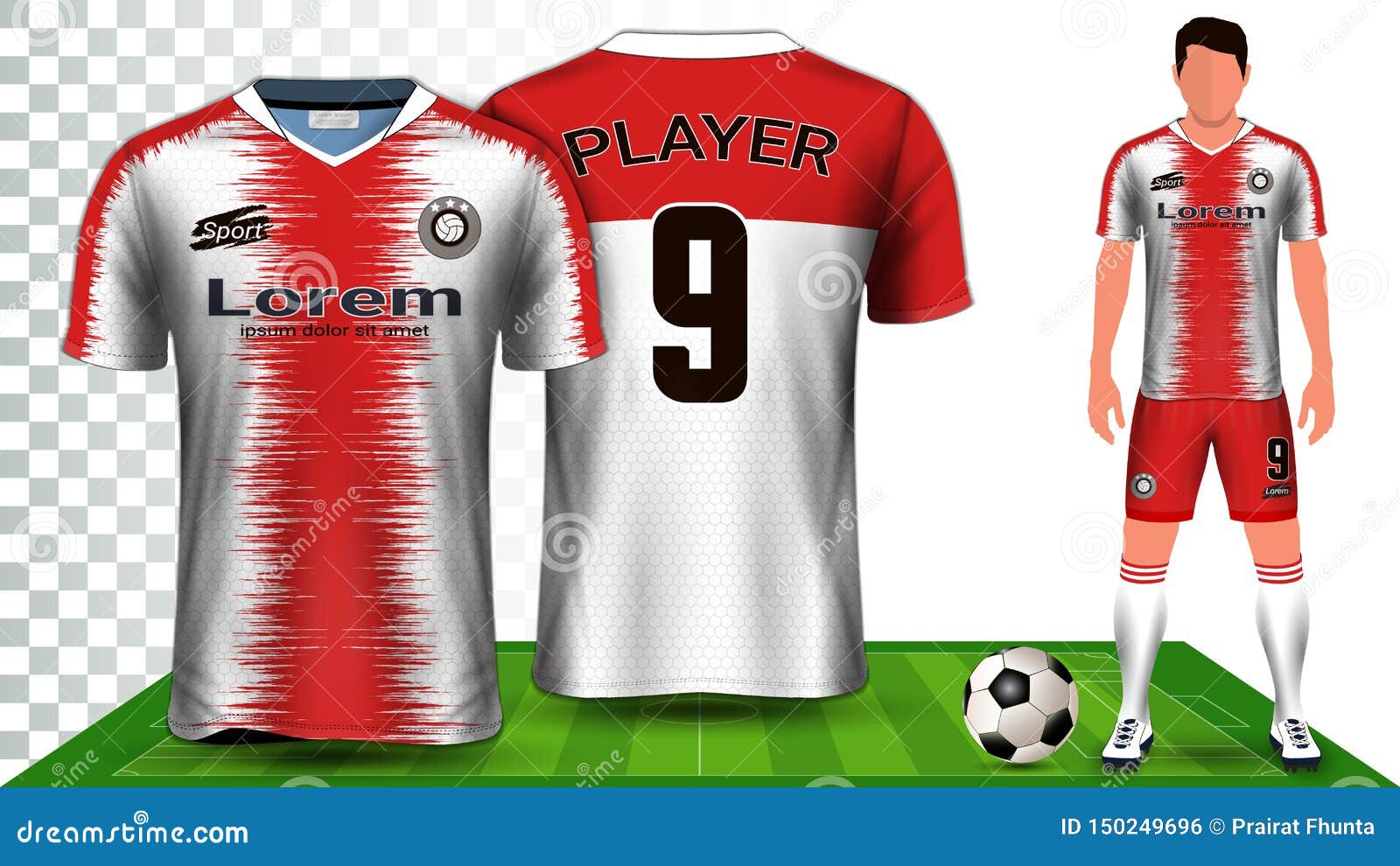 Download Soccer Jersey And Football Kit Presentation Mockup ...