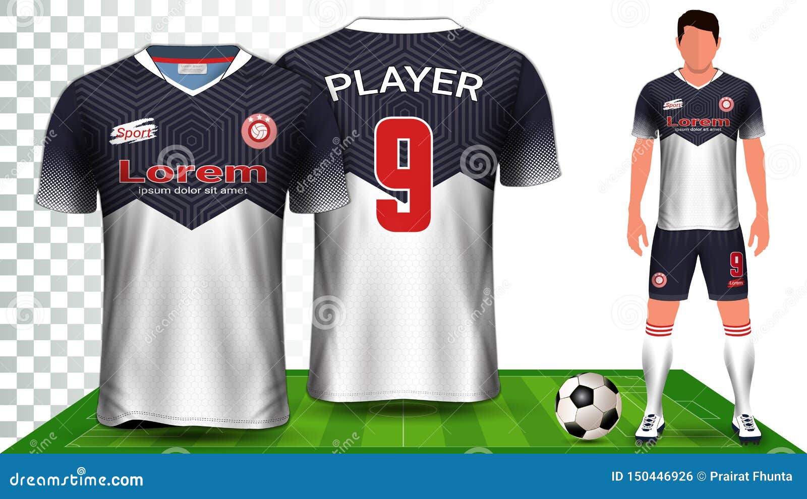Download Soccer Jersey And Football Kit Presentation Mockup ...
