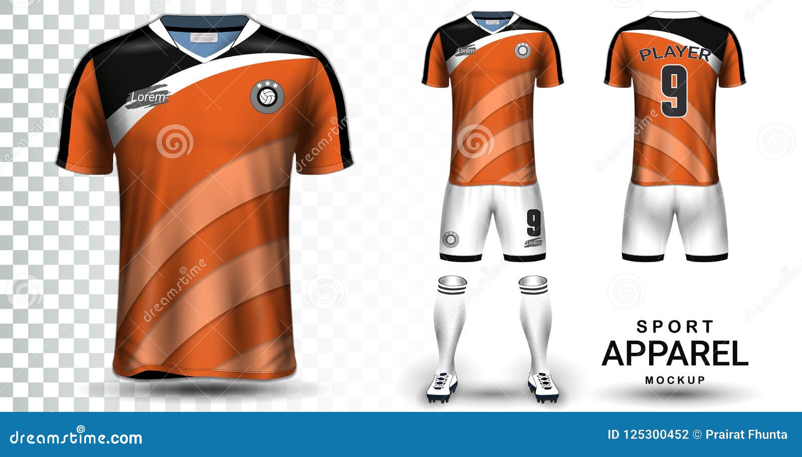 Download Soccer Jersey And Football Kit Presentation Mockup ...