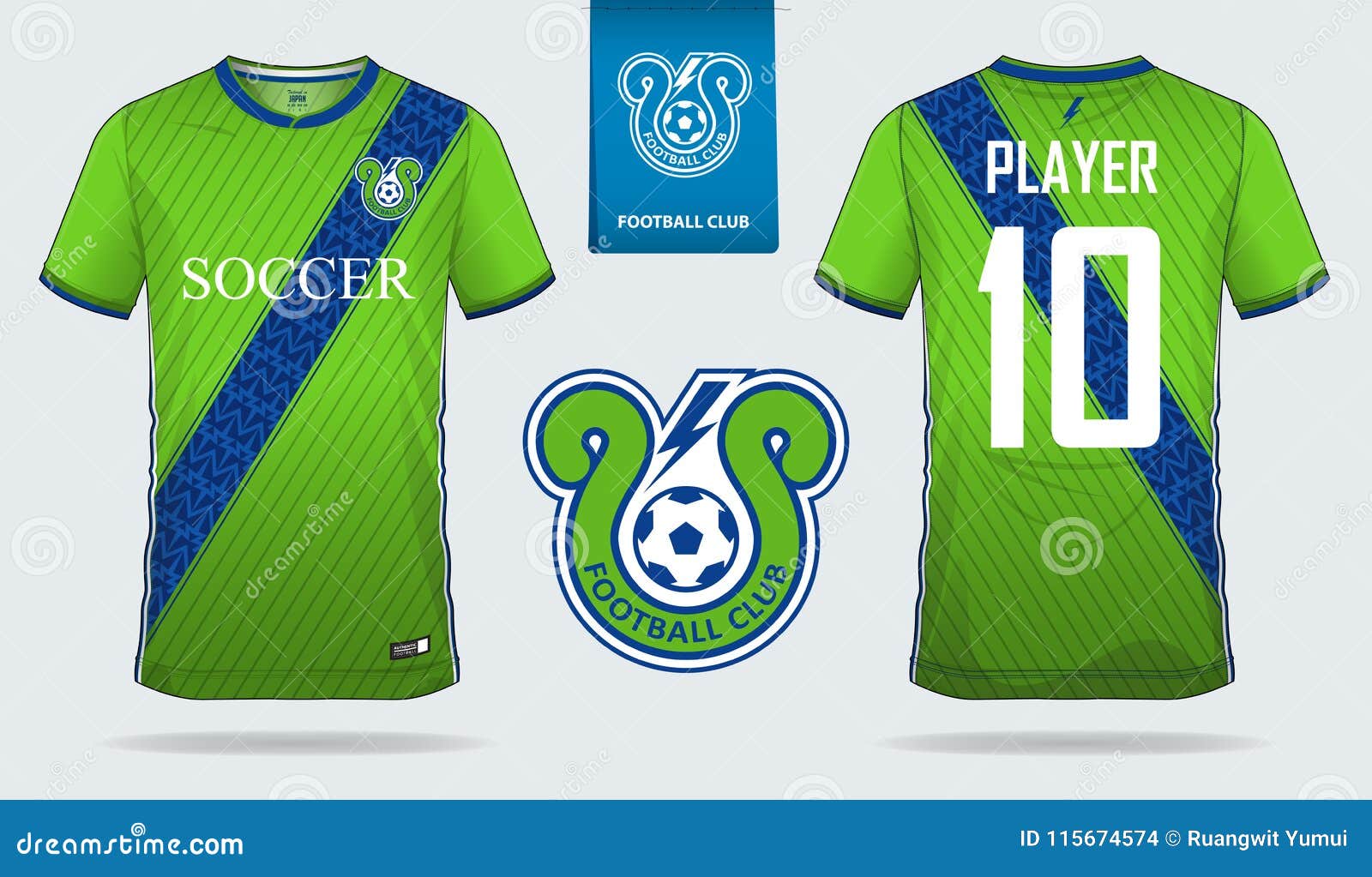 Soccer Jersey Or Football Kit, Short, Sock Template For Sport Club