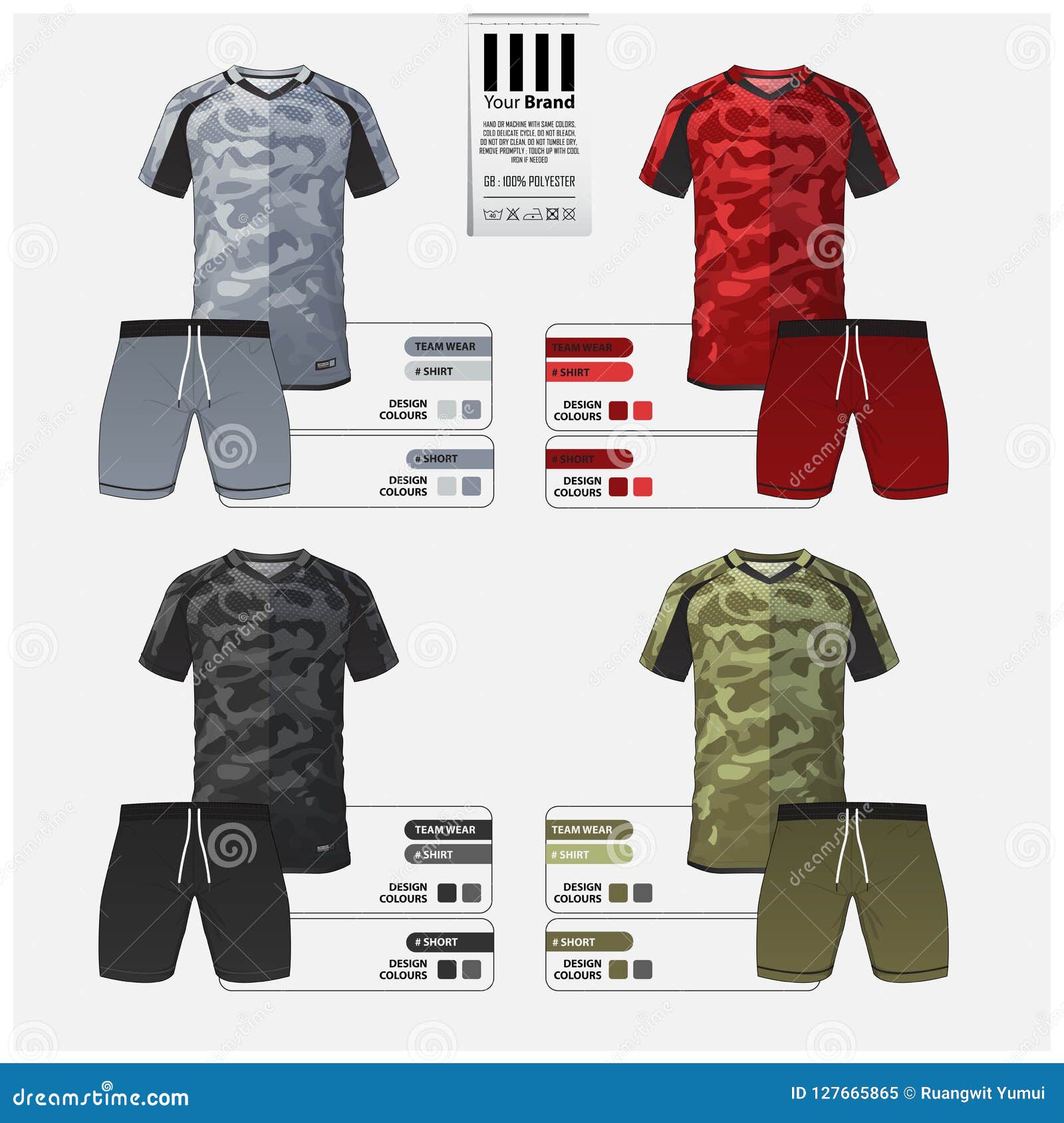 camouflage jersey design