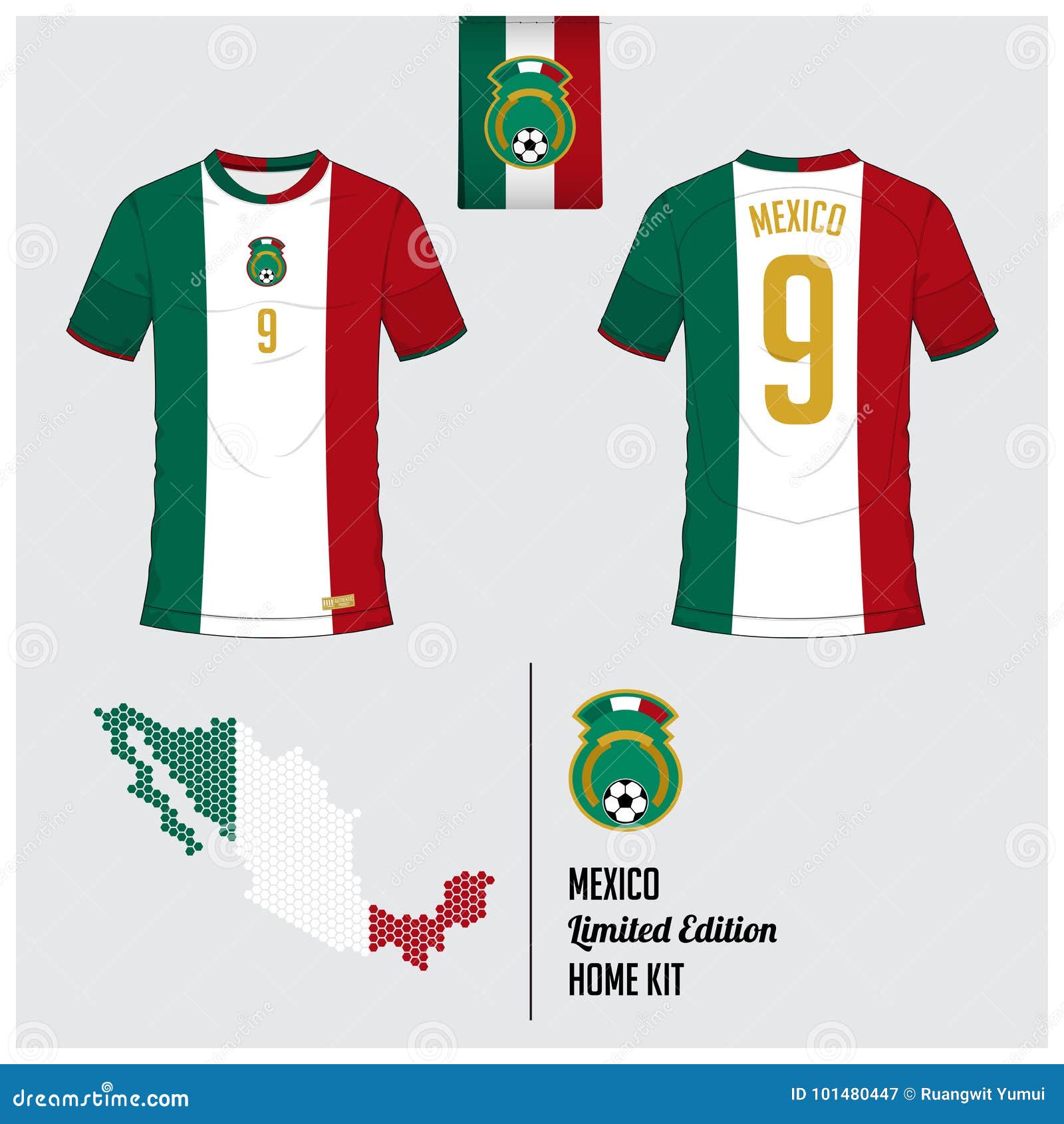 Airo Sportswear 2018-2019 Mexico Third Concept Football Soccer T-Shirt 