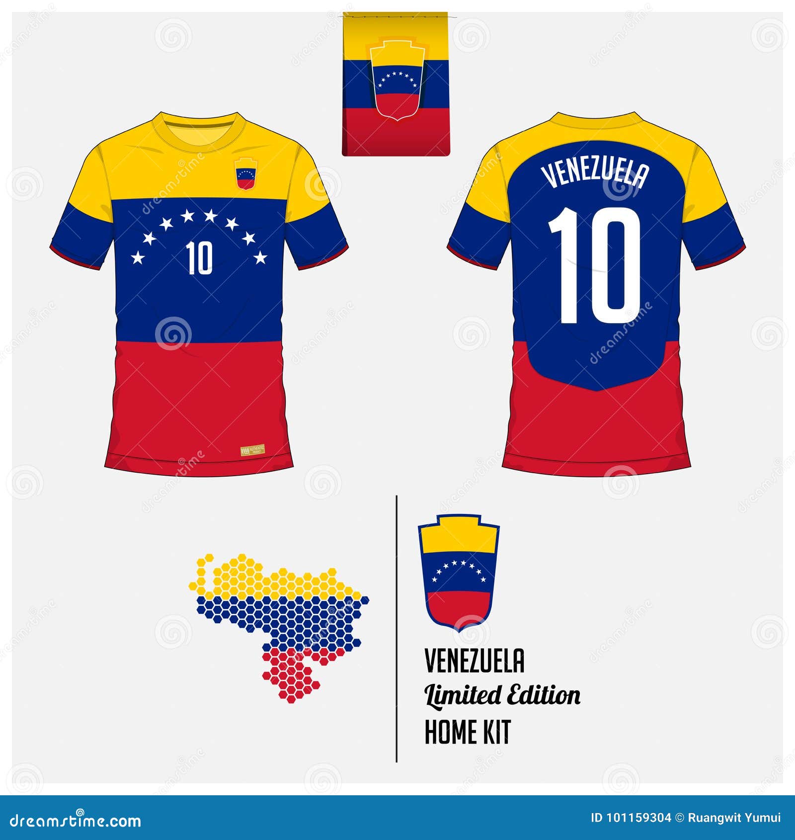 venezuela national football team jersey