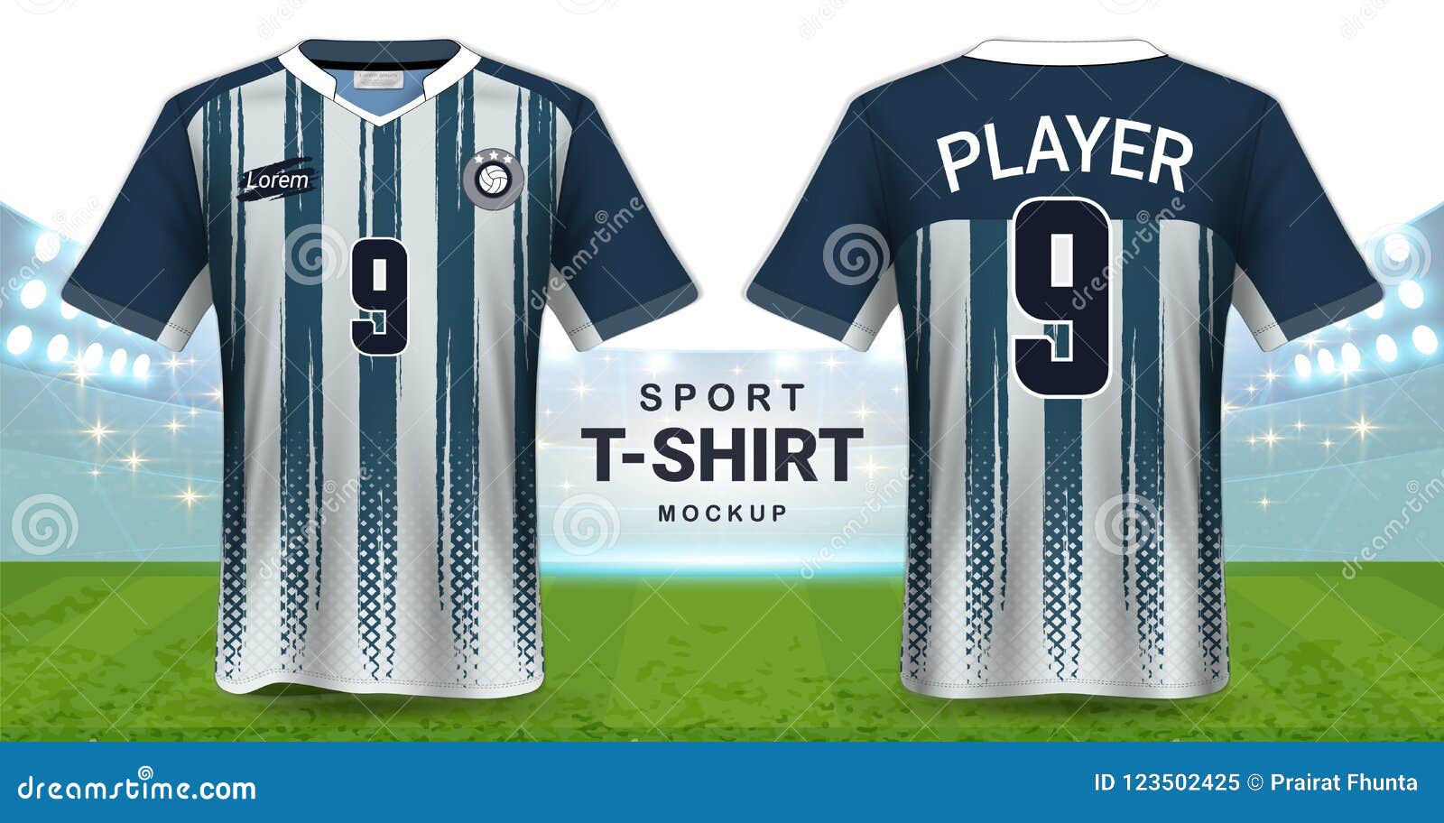 Download Soccer Jersey And Sportswear T-Shirt Mockup Template ...